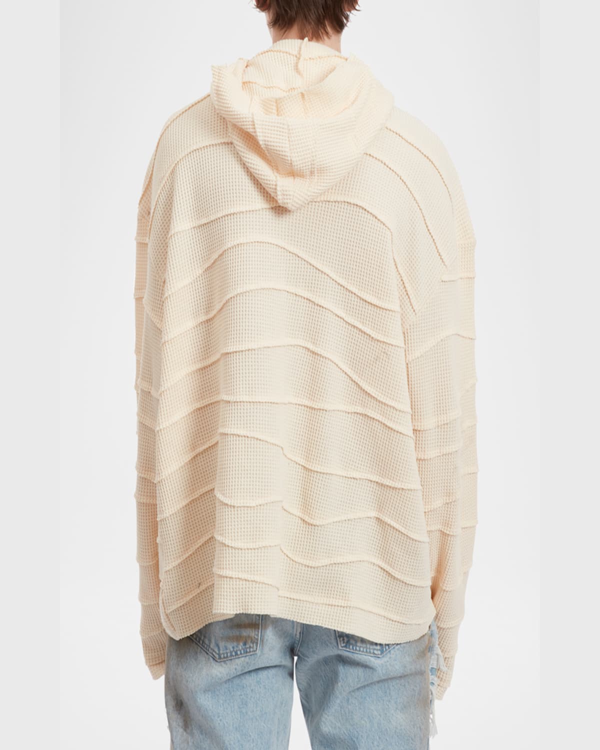 Who Decides War X Pelle Pelle Men's Cathedral Zip Hoodie In Cream