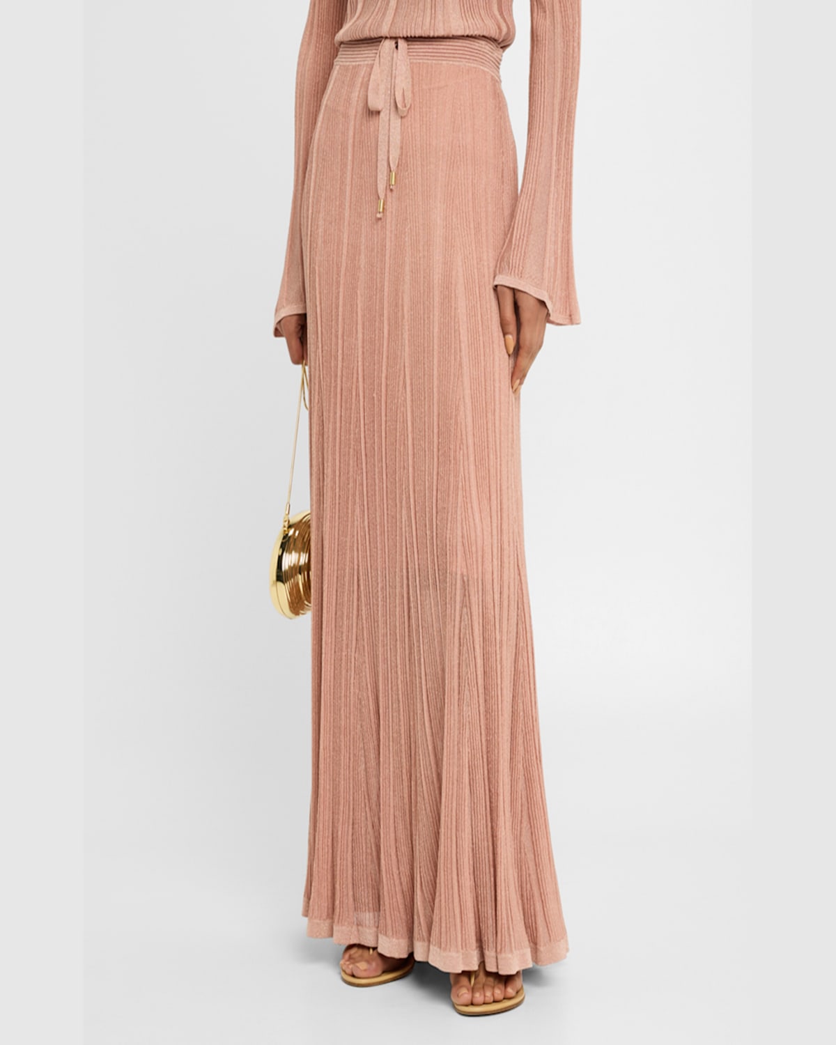 Zimmermann Lucky Metallic Maxi Skirt