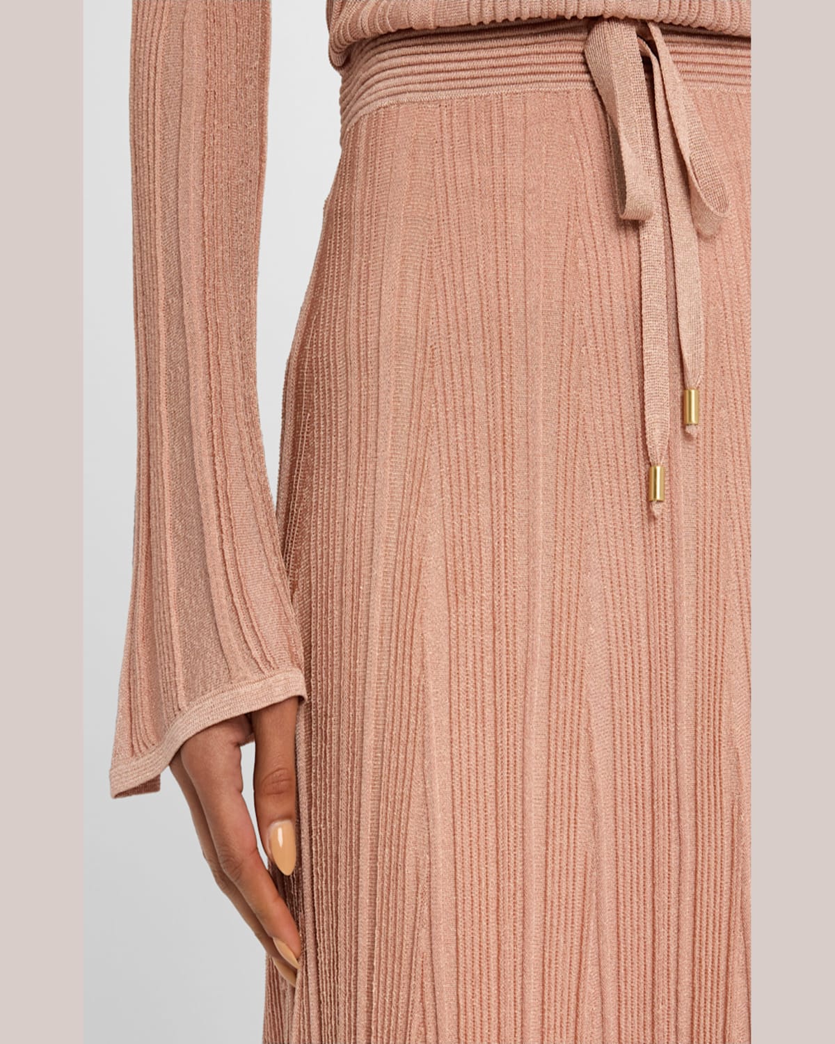 Zimmermann Lucky Metallic Maxi Skirt