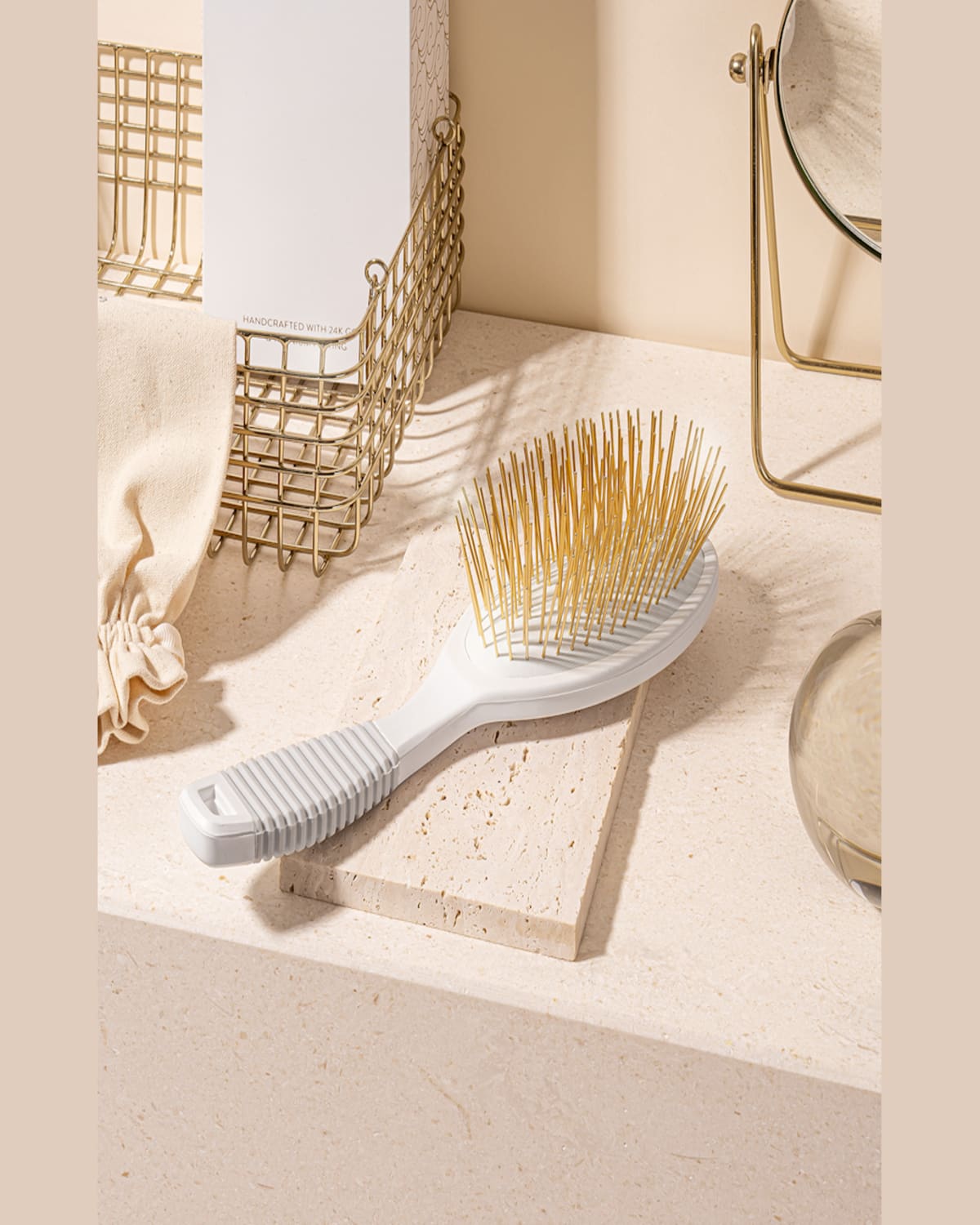Snow Fox Gua Sha Hair And Scalp Brush