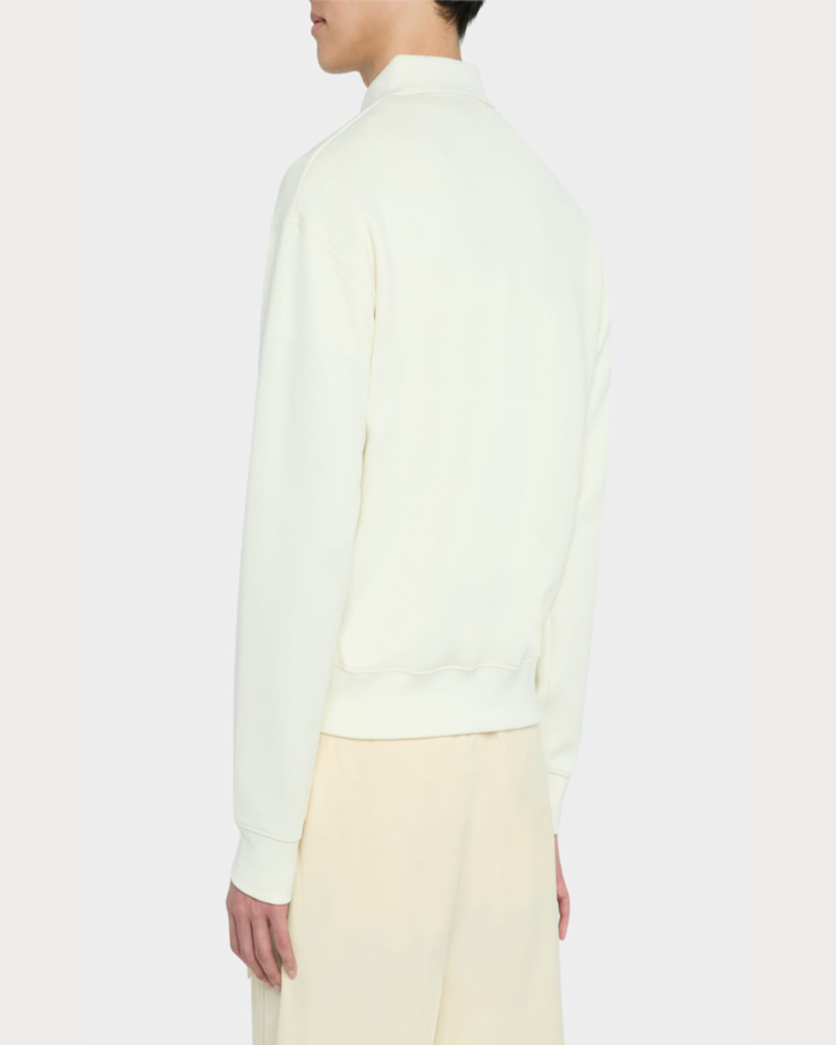 Mackage Men's Felix Quarter-zip Sweater In Cream