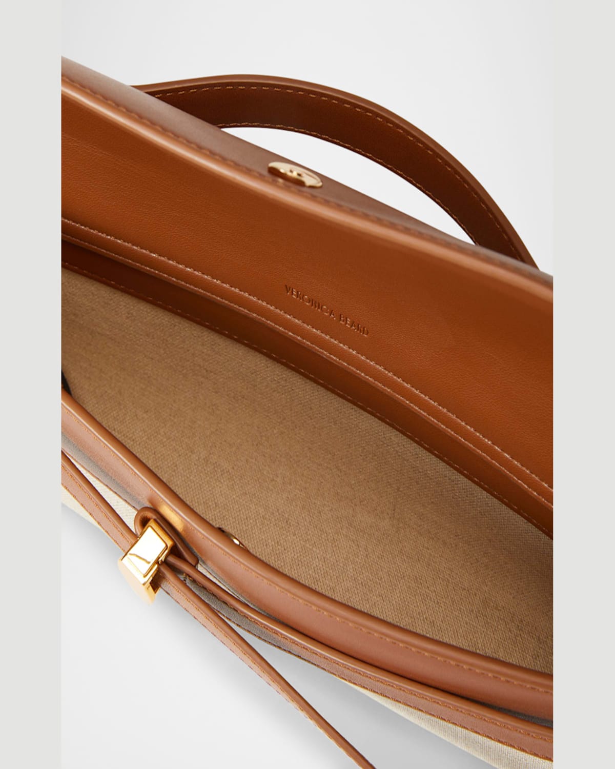 Veronica Beard Dash Clutch In Naturalhazel