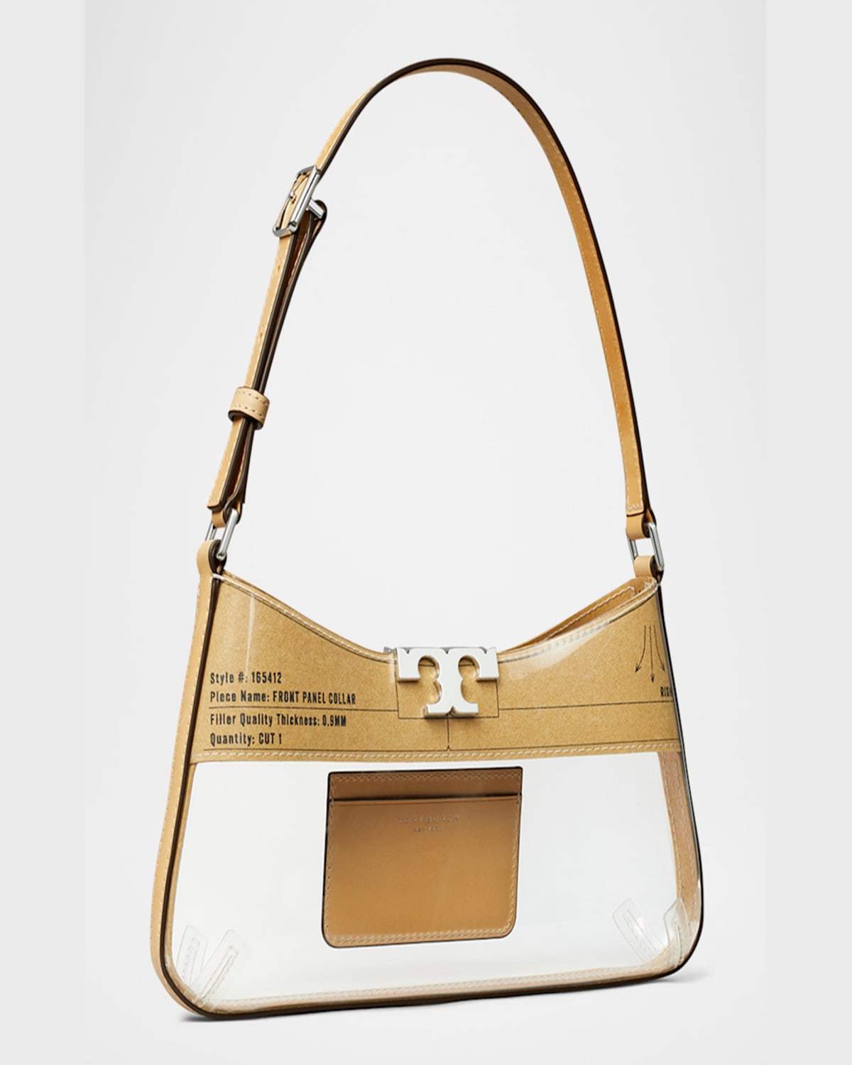 Tory Burch Eleanor Clear Slim Shoulder Bag