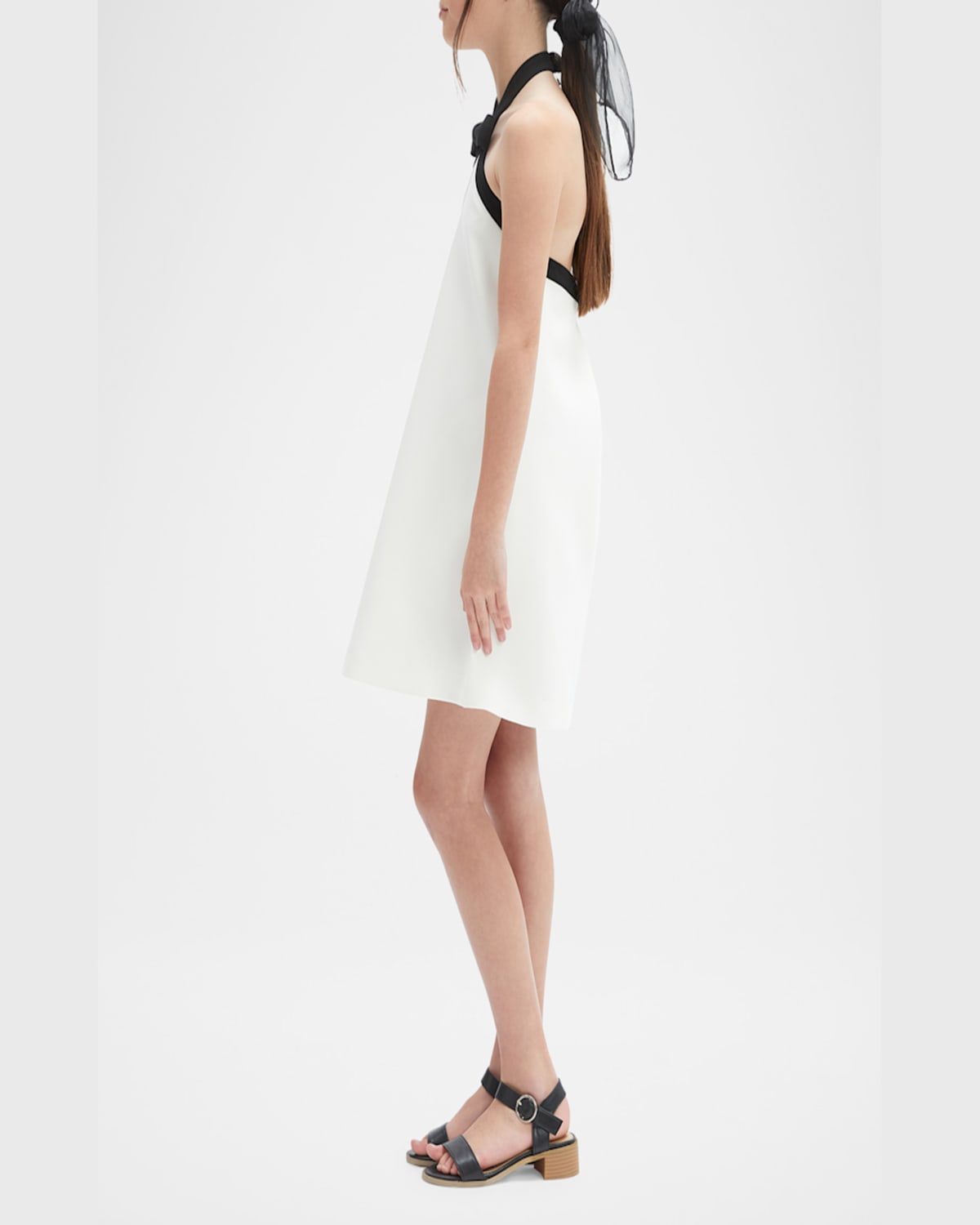 Shop Bardot Junior Girl's Tiffany Mini Halter Dress In Orchid Wht