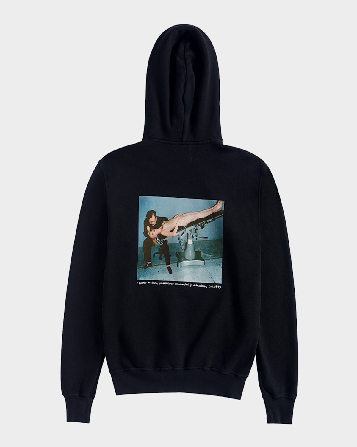 Mr Chow X Helmut Newton Unisex Relaxed Hoodie In Black
