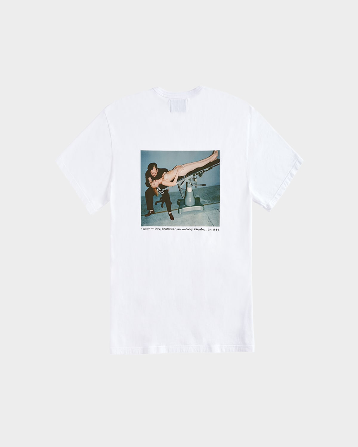 Mr Chow X Helmut Newton Men's Relaxed T-shirt In White