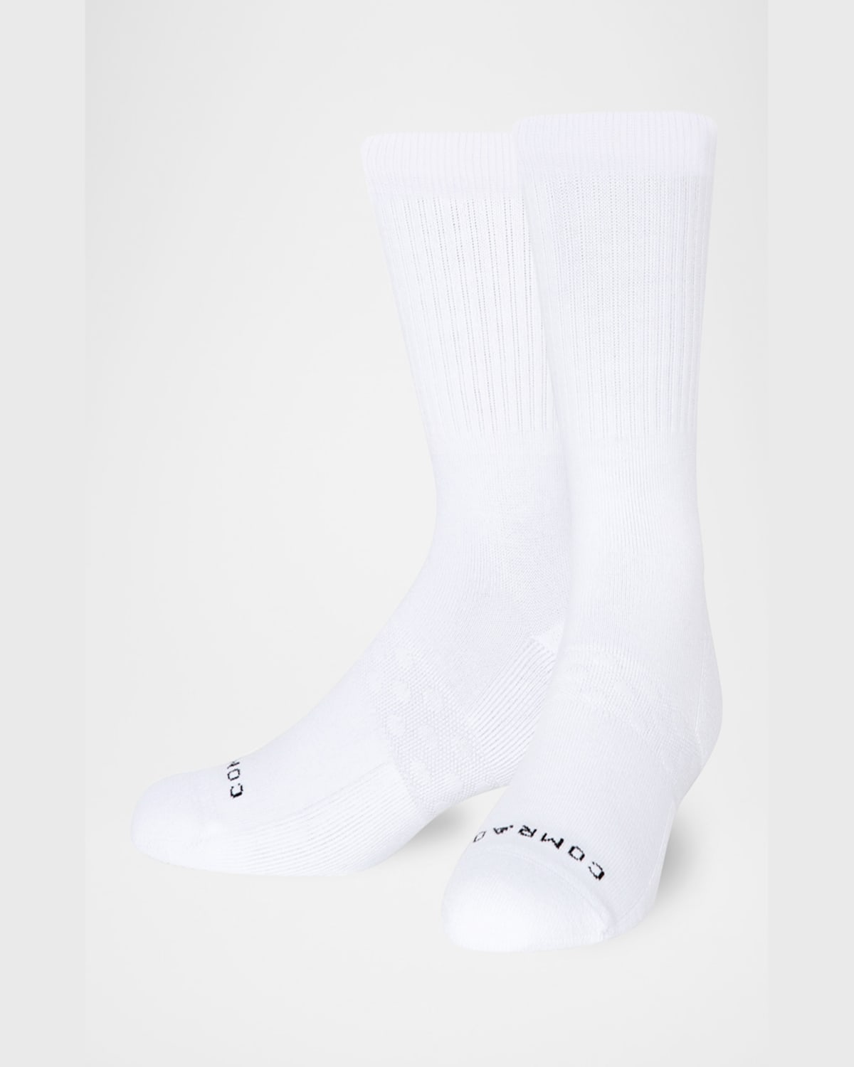 Comrad Men's 3-pack Cotton Crew Socks In White
