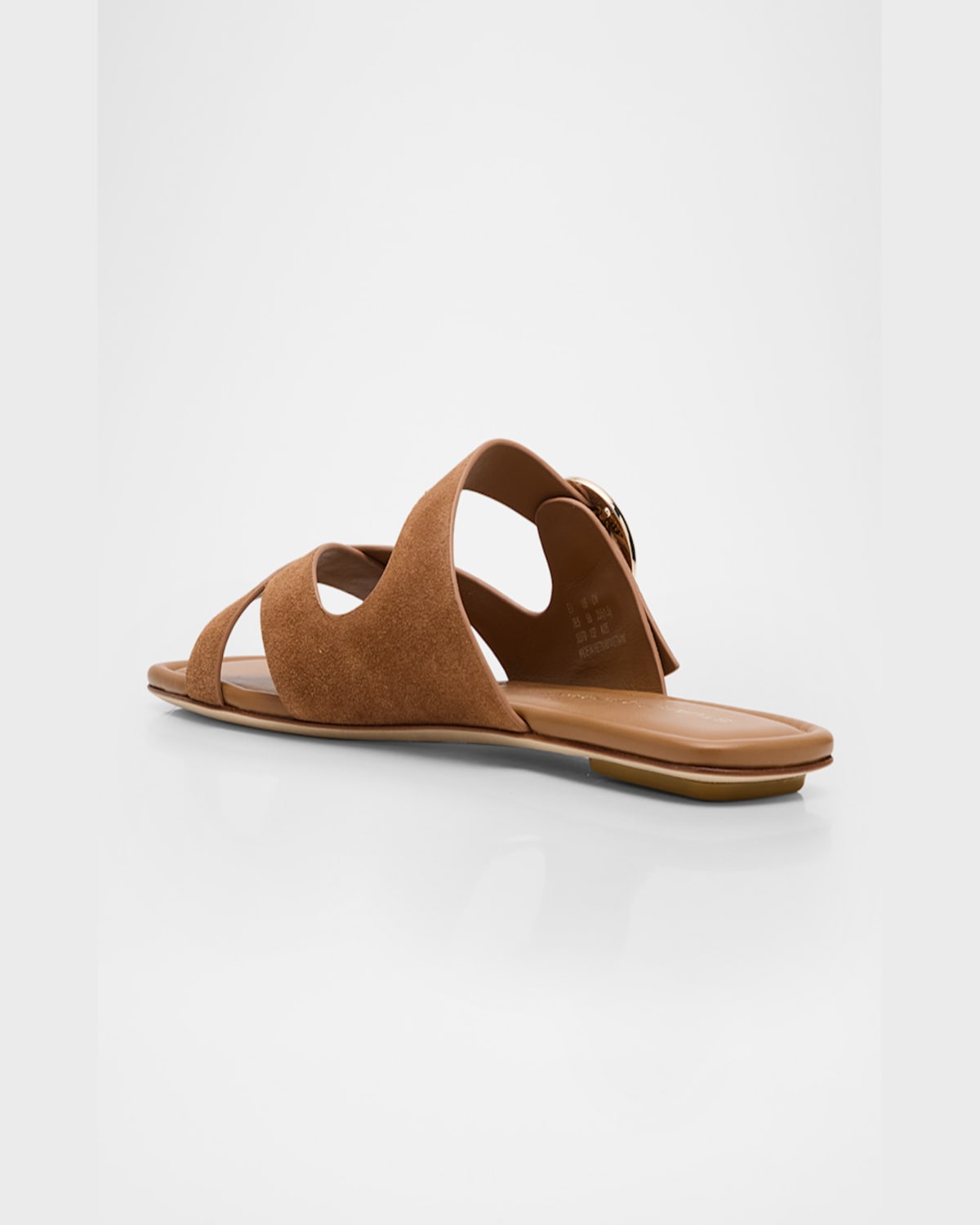 Shop Stuart Weitzman Villa Suede Slide Sandals In Doe