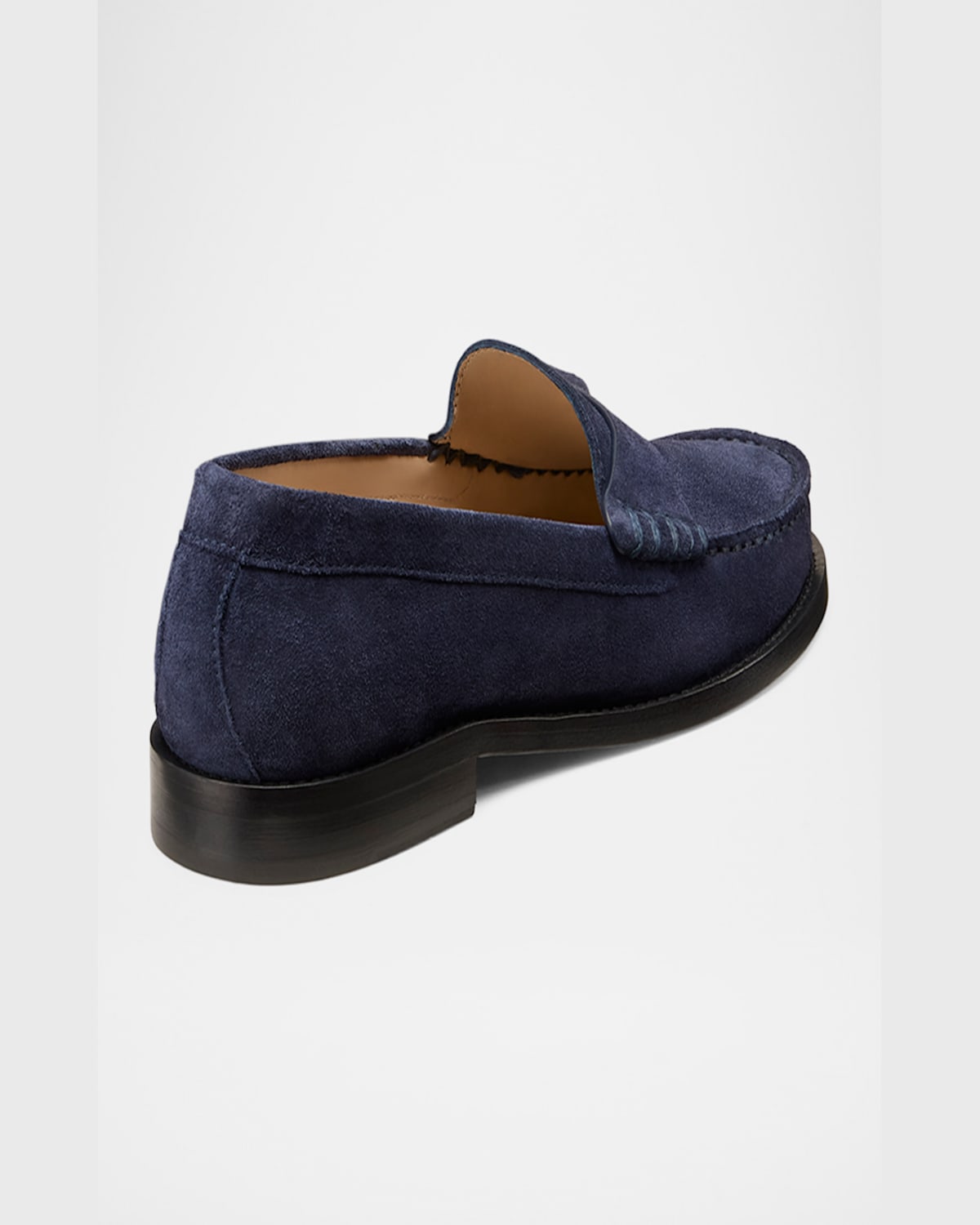 Stuart Weitzman Lottie Suede Penny Loafers