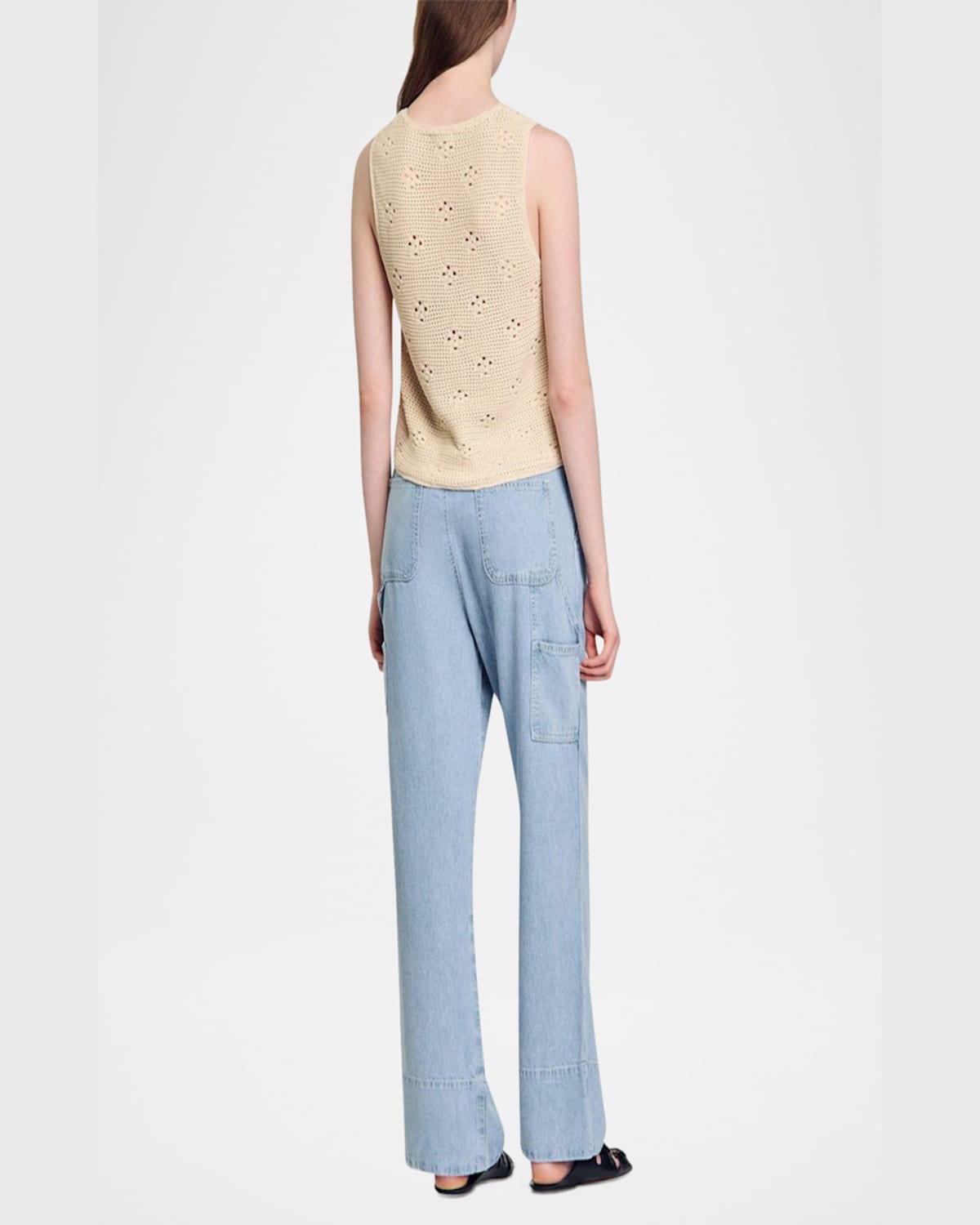 SANDRO ANOUCK SWEATER VEST 