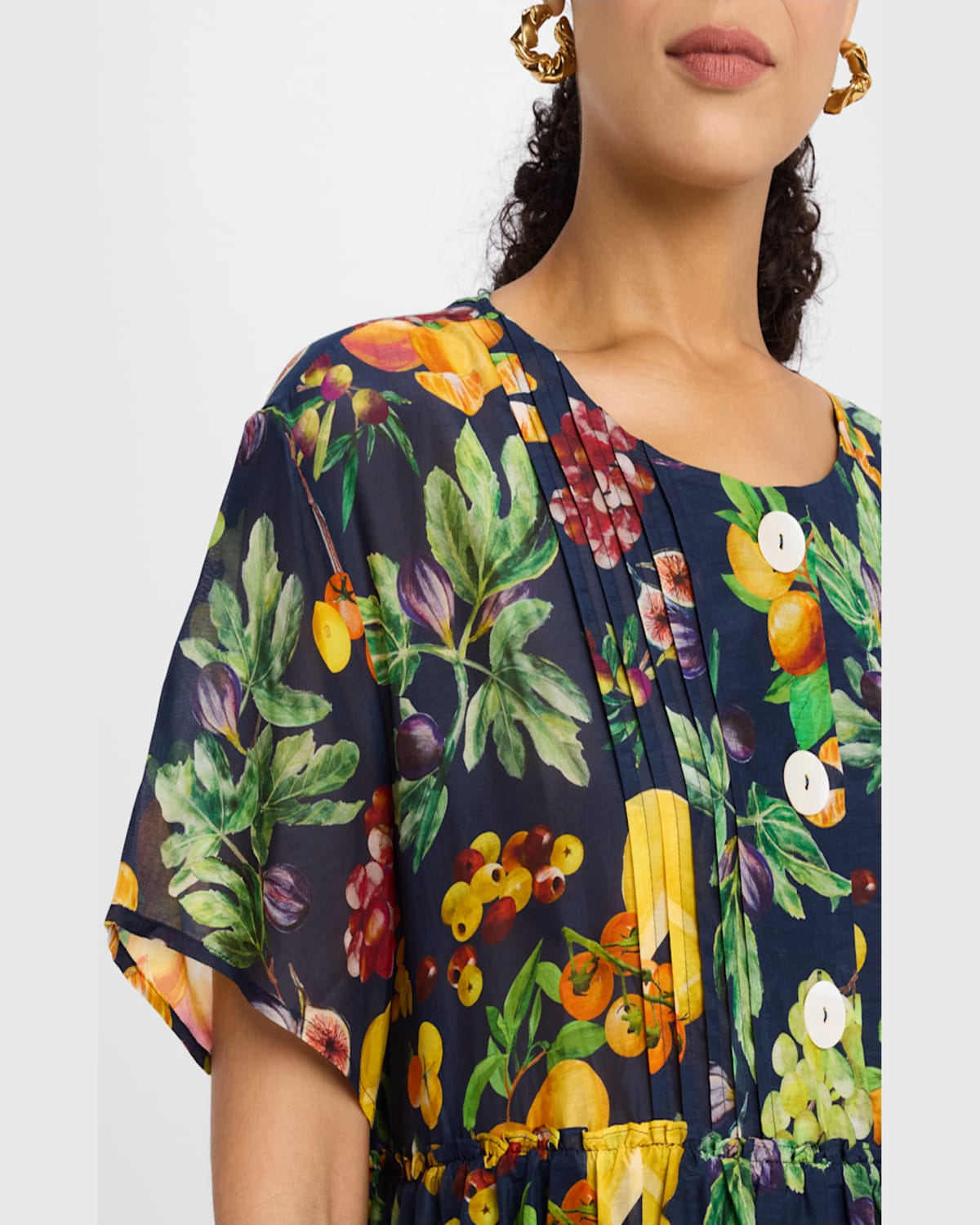 Rachel Antonoff Howard Short-sleeve Mini Dress In Marie The Baguettes