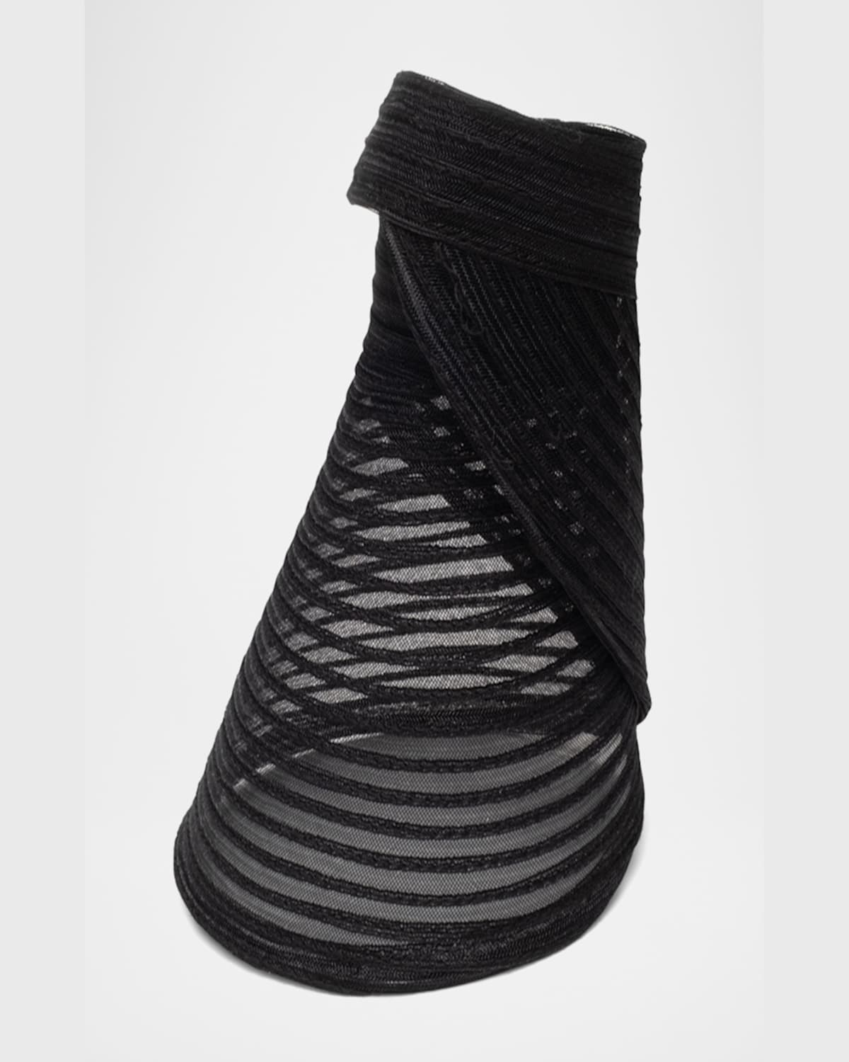 Eugenia Kim Trixie Sheer Visor In Black