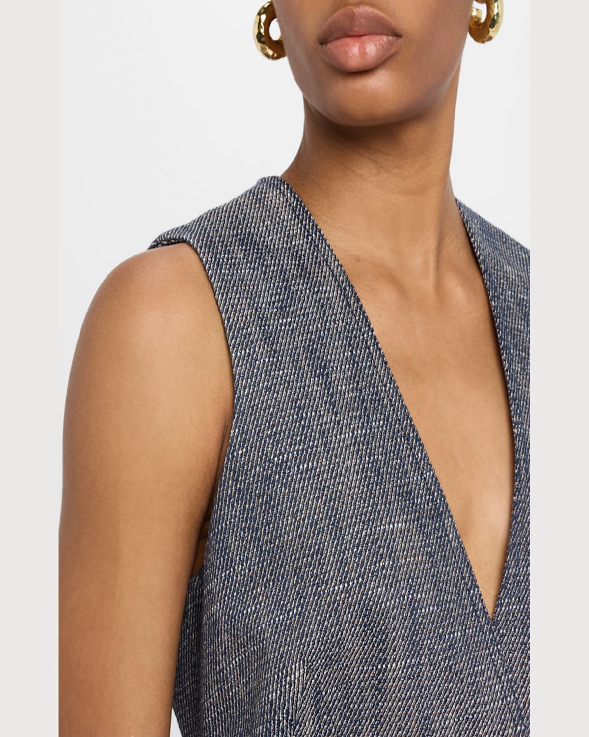 Amir Taghi Cece Blazer In Dark Blue