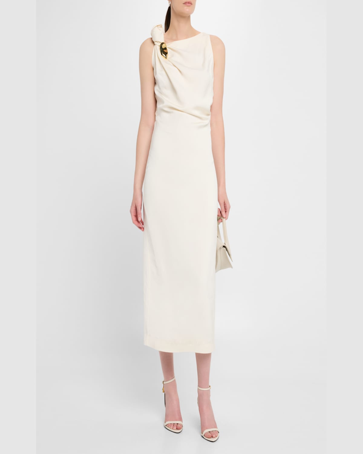 Amir Taghi Lilac Dress In Natural