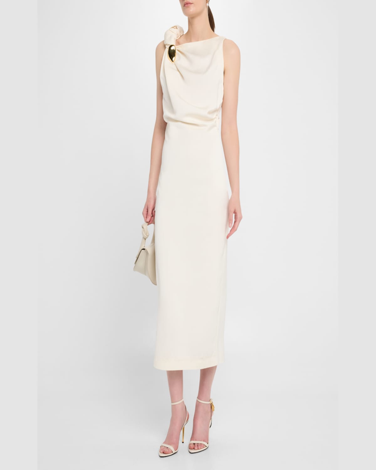 Amir Taghi Lilac Dress In Natural