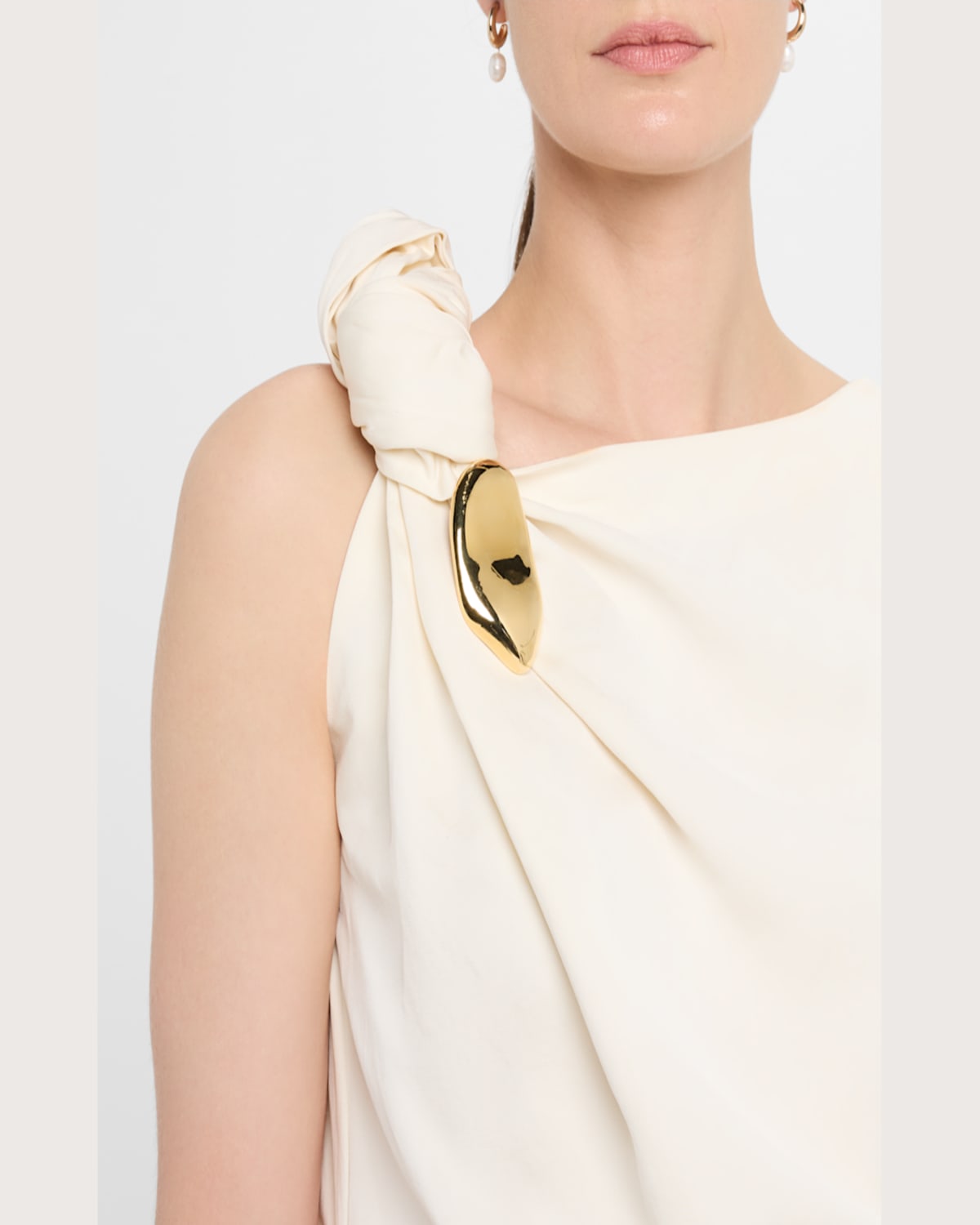 Amir Taghi Lilac Dress In Natural
