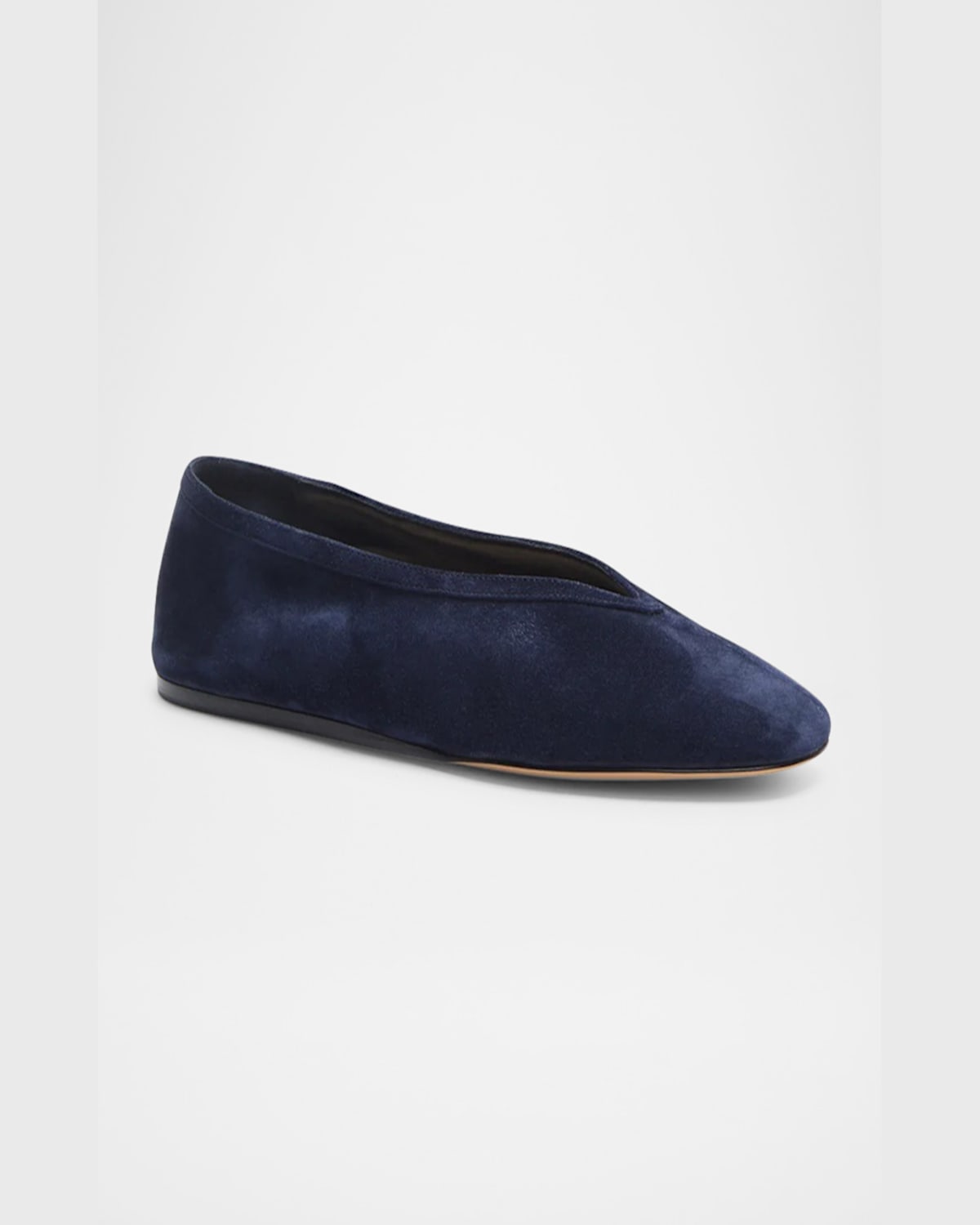 LE MONDE BERYL LUNA SUEDE BALLERINA SLIPPERS 