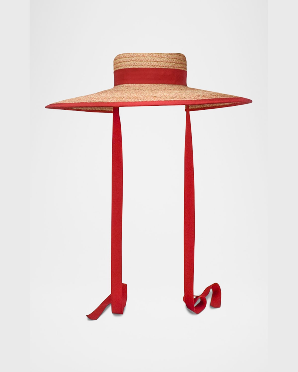 Gigi Burris Claiborne Straw Bucket Hat With Cotton Scarf In Natural