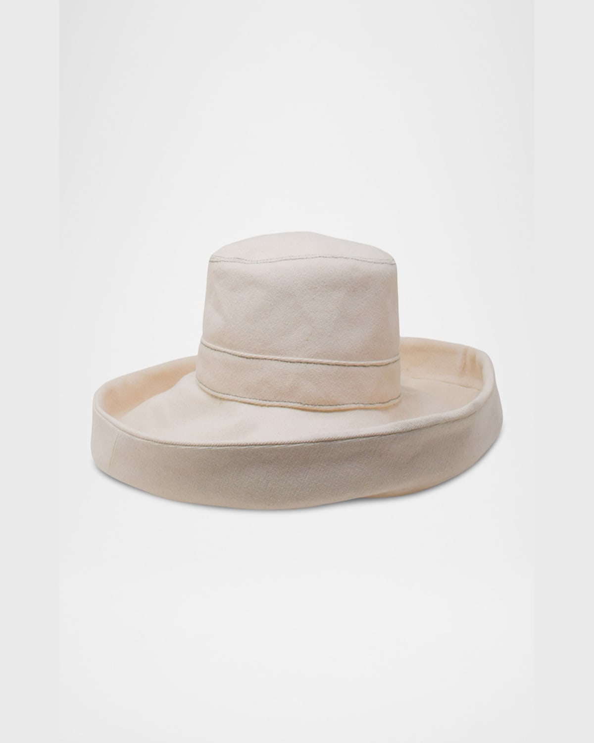 Shop Gigi Burris Leigh Cotton Floppy Fedora In Natural