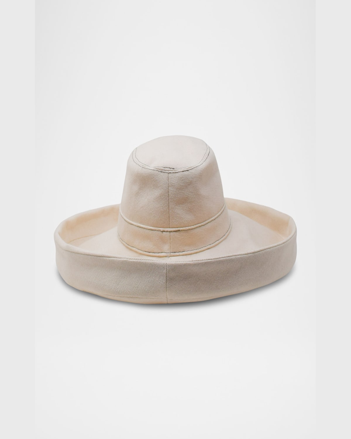 Shop Gigi Burris Leigh Cotton Floppy Fedora In Natural