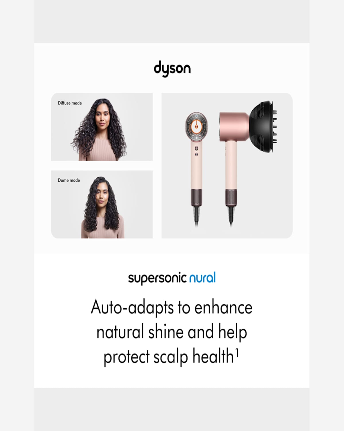 DYSON LIMITED EDITION SUPERSONIC NURAL HAIR DRYER IN JASPER PLUM 