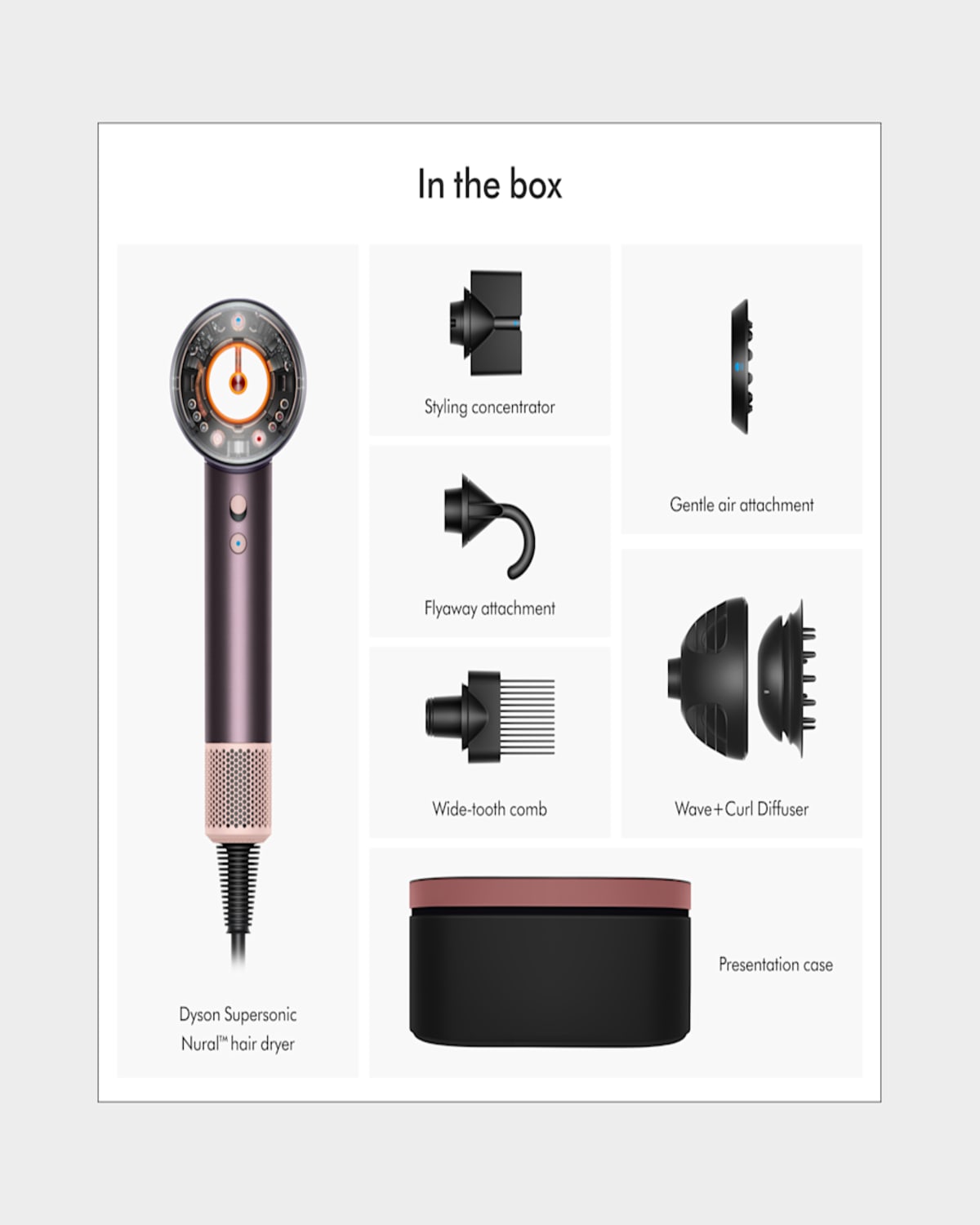 DYSON LIMITED EDITION SUPERSONIC NURAL HAIR DRYER IN JASPER PLUM 