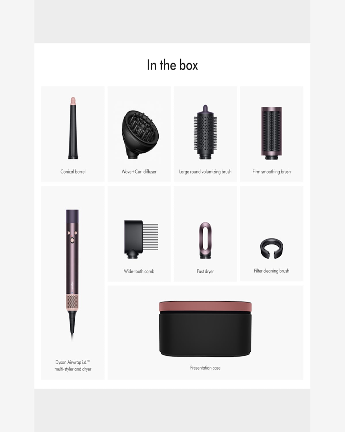 Dyson Limited Edition Airwrap I. D. Multi-styler Curly+coily In Jasper Plum