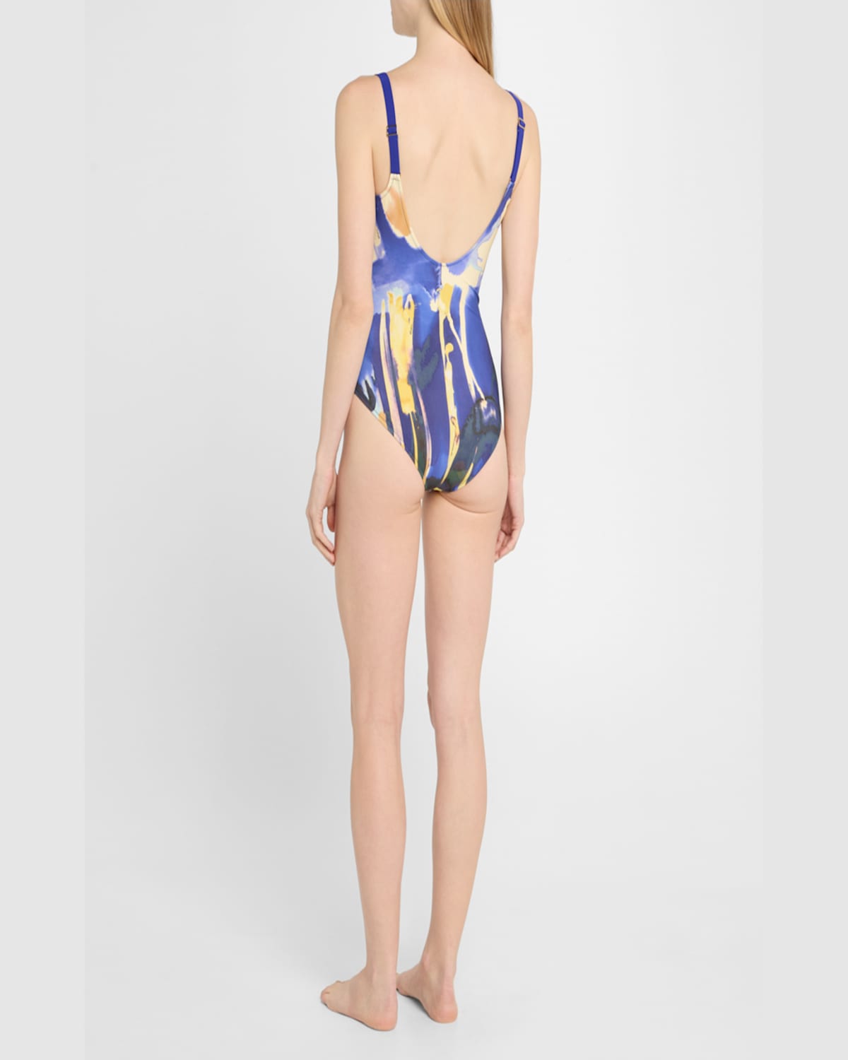 Shop Shan Marrakech Underwire One-piece Swimsuit In Print Marrakech