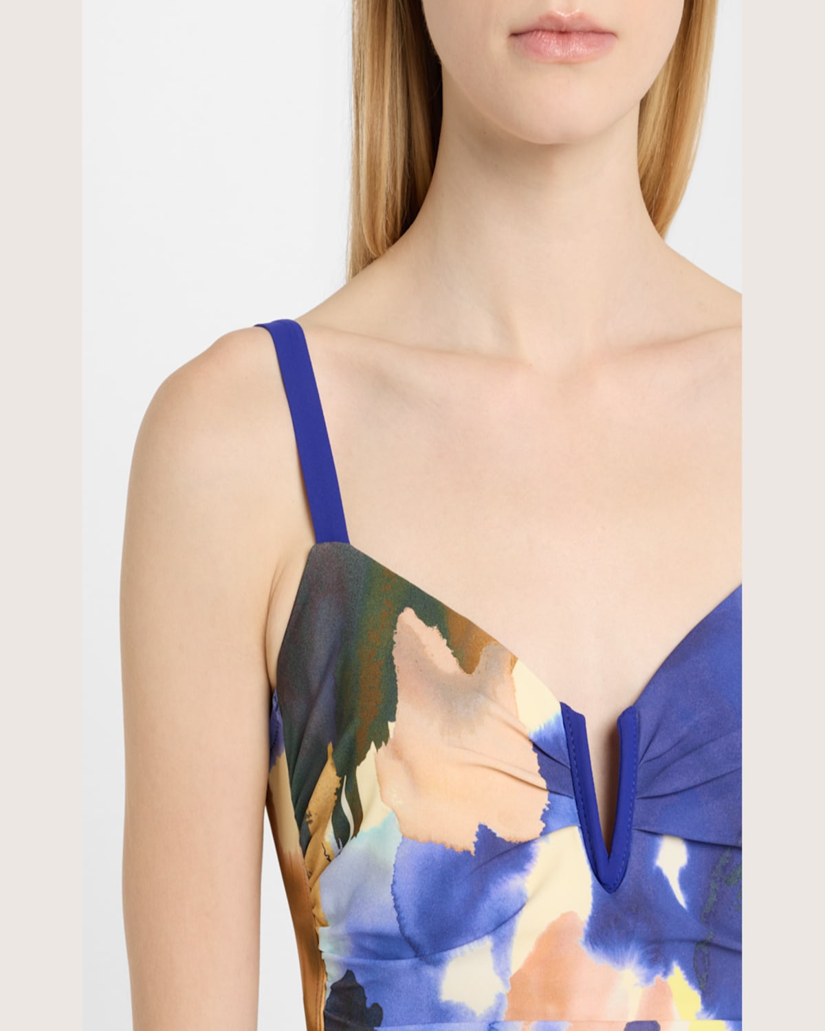 Shop Shan Marrakech Underwire One-piece Swimsuit In Print Marrakech