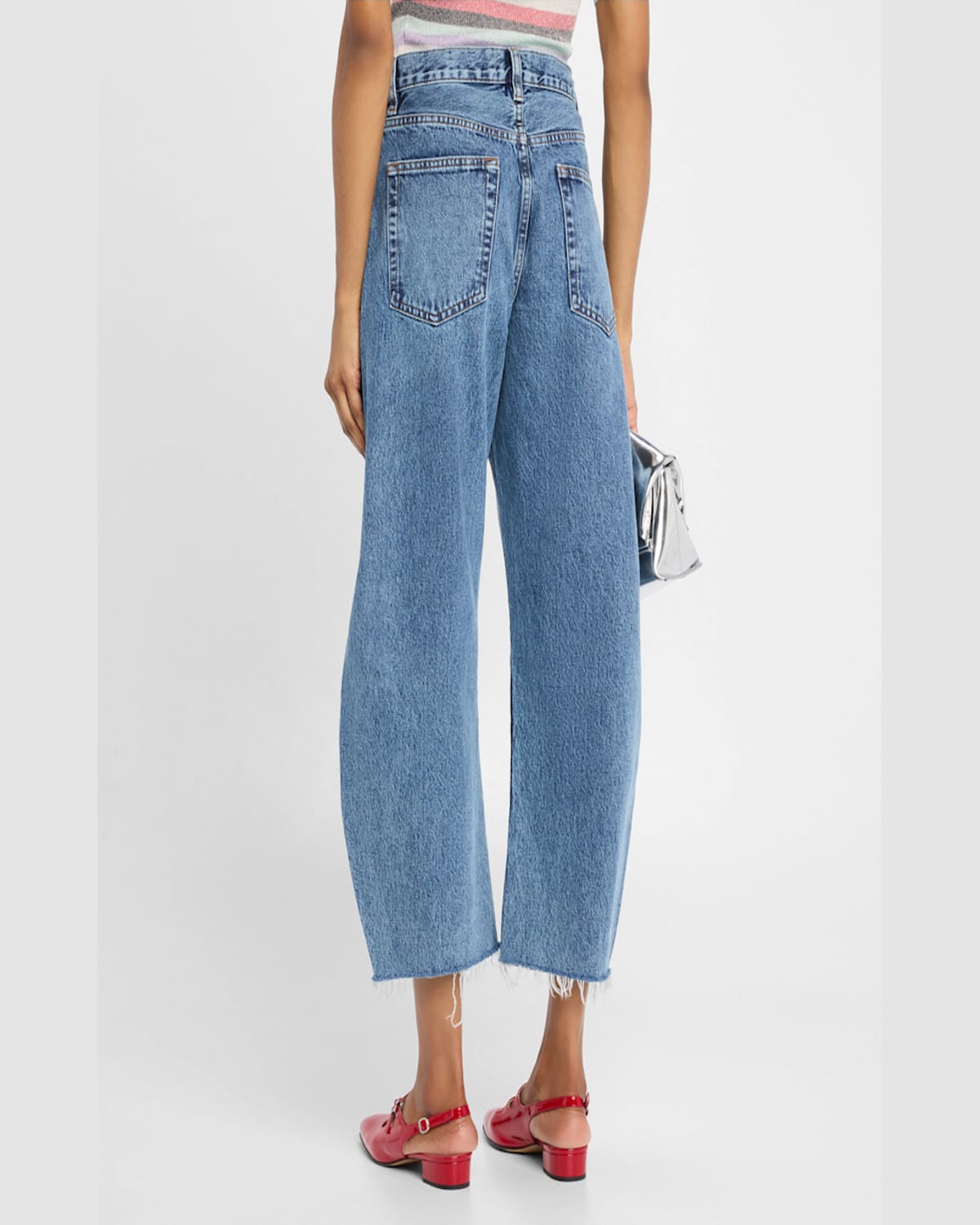 FRAME THE BUBBLE CROP JEANS 