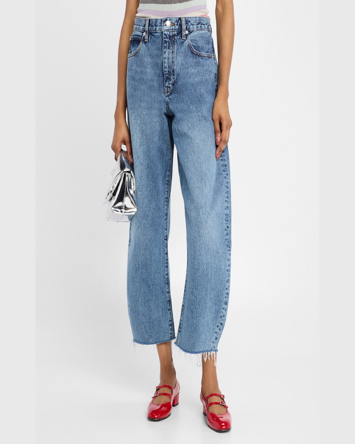 FRAME THE BUBBLE CROP JEANS 