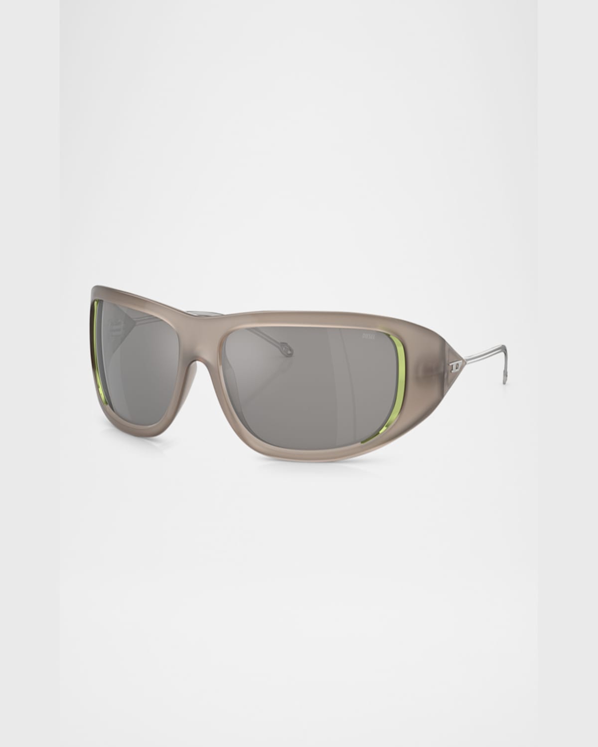 Diesel ® 61mm Oval Sunglasses In Gray