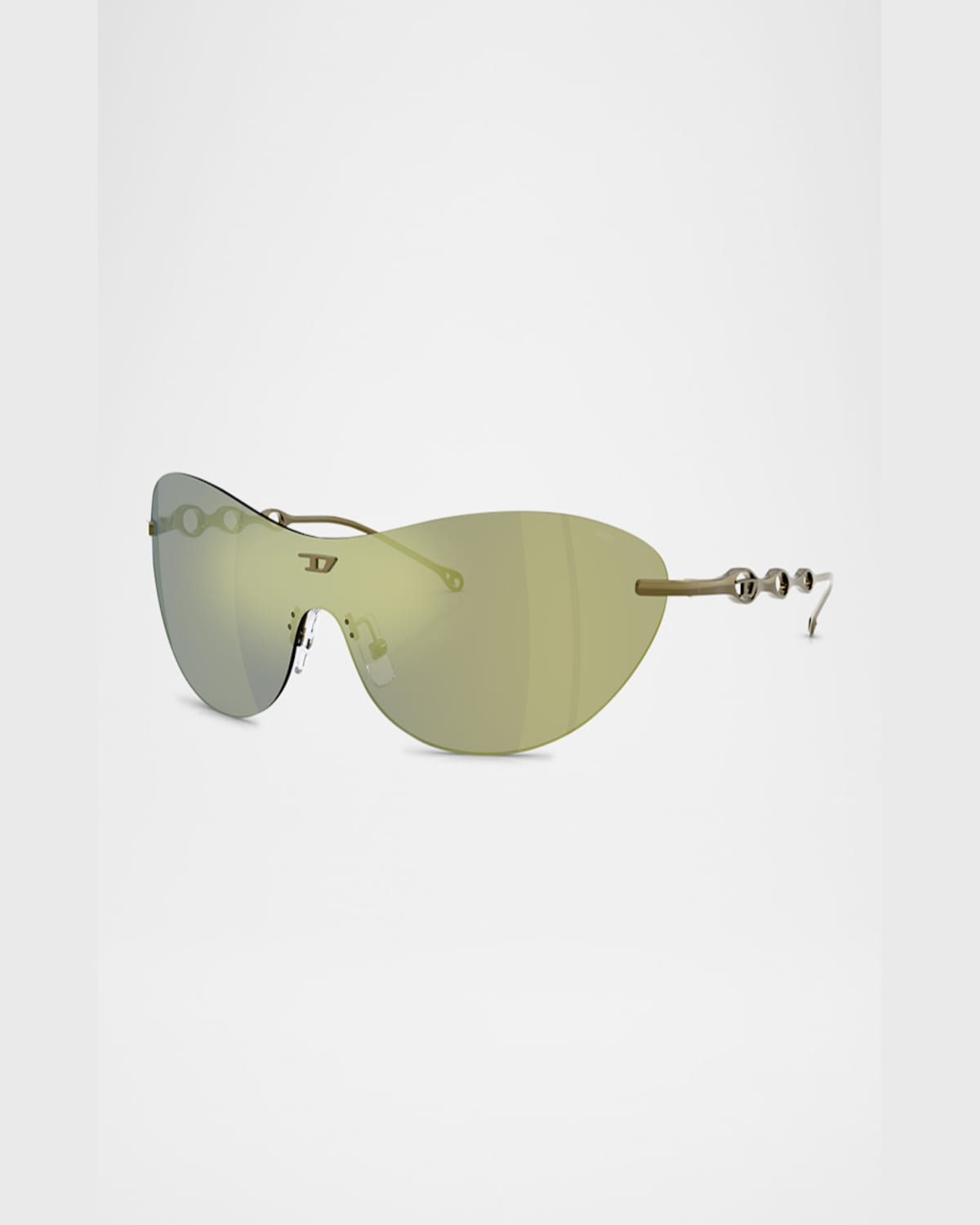 DIESEL MEN'S DL1006 OVAL SUNGLASSES 