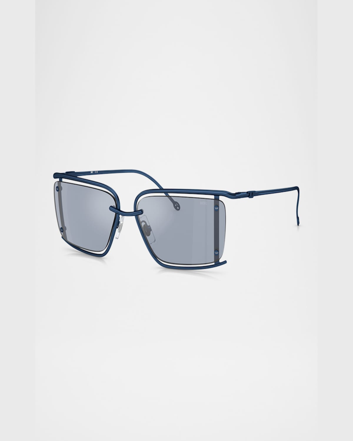 Diesel Men's Dl1002 Rectangular Sunglasses In Blue
