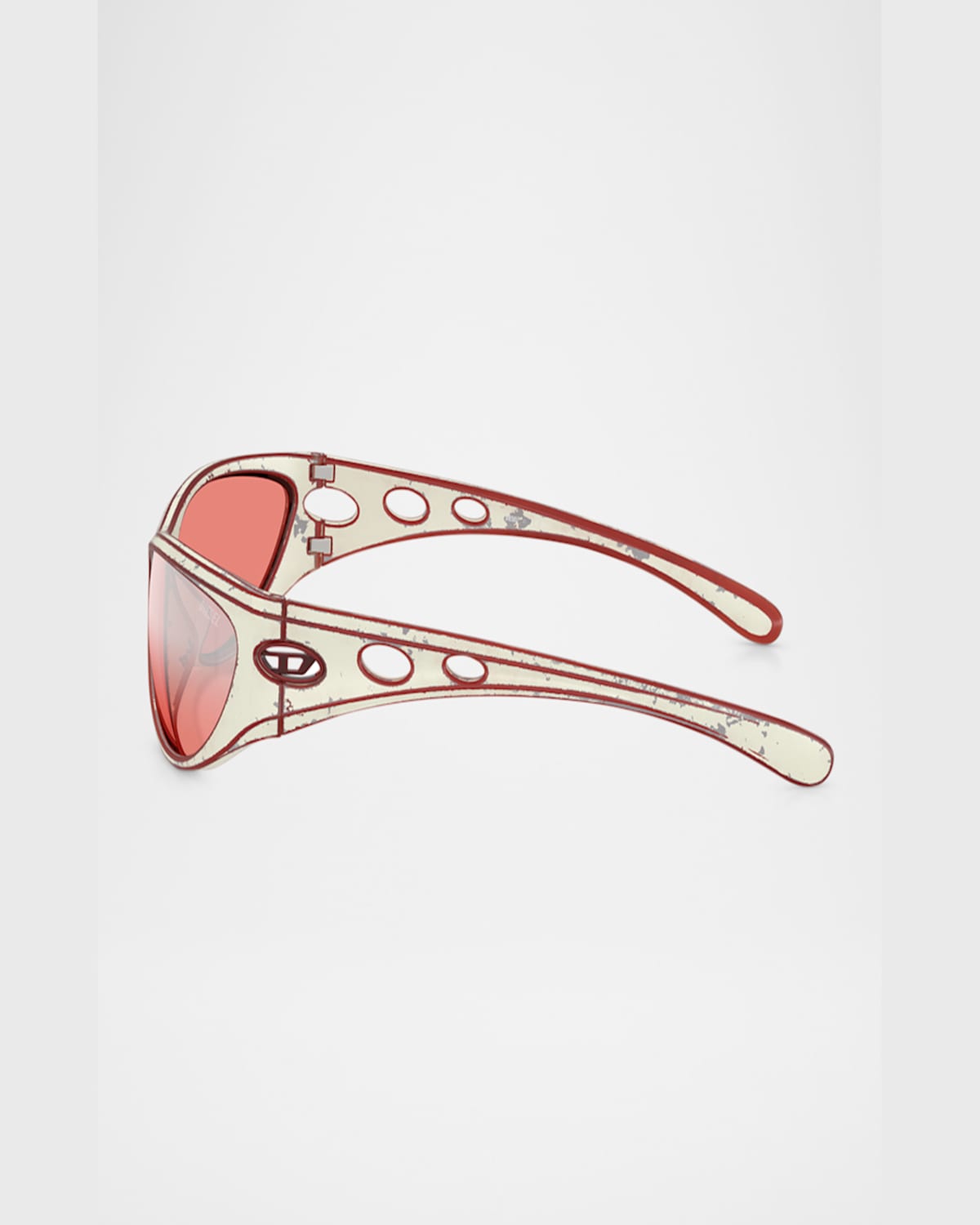Diesel Cat-eye Style Sunglasses In Red