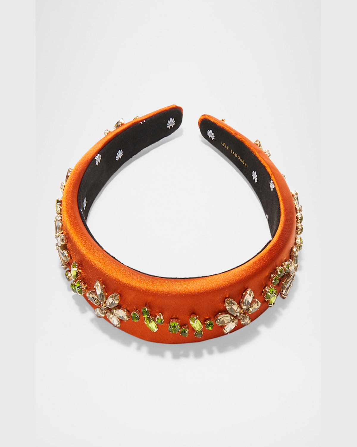 Lele Sadoughi Alice Crystal Garden Flower Headband In Sienna Meadow 999