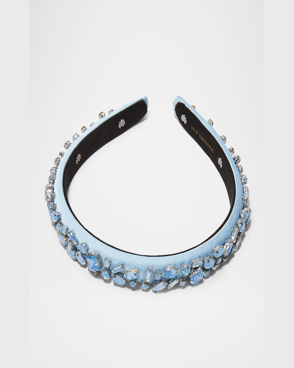Lele Sadoughi Gigi December Blue Topaz Jeweled Birthstone Headband In March Aquamarine 400