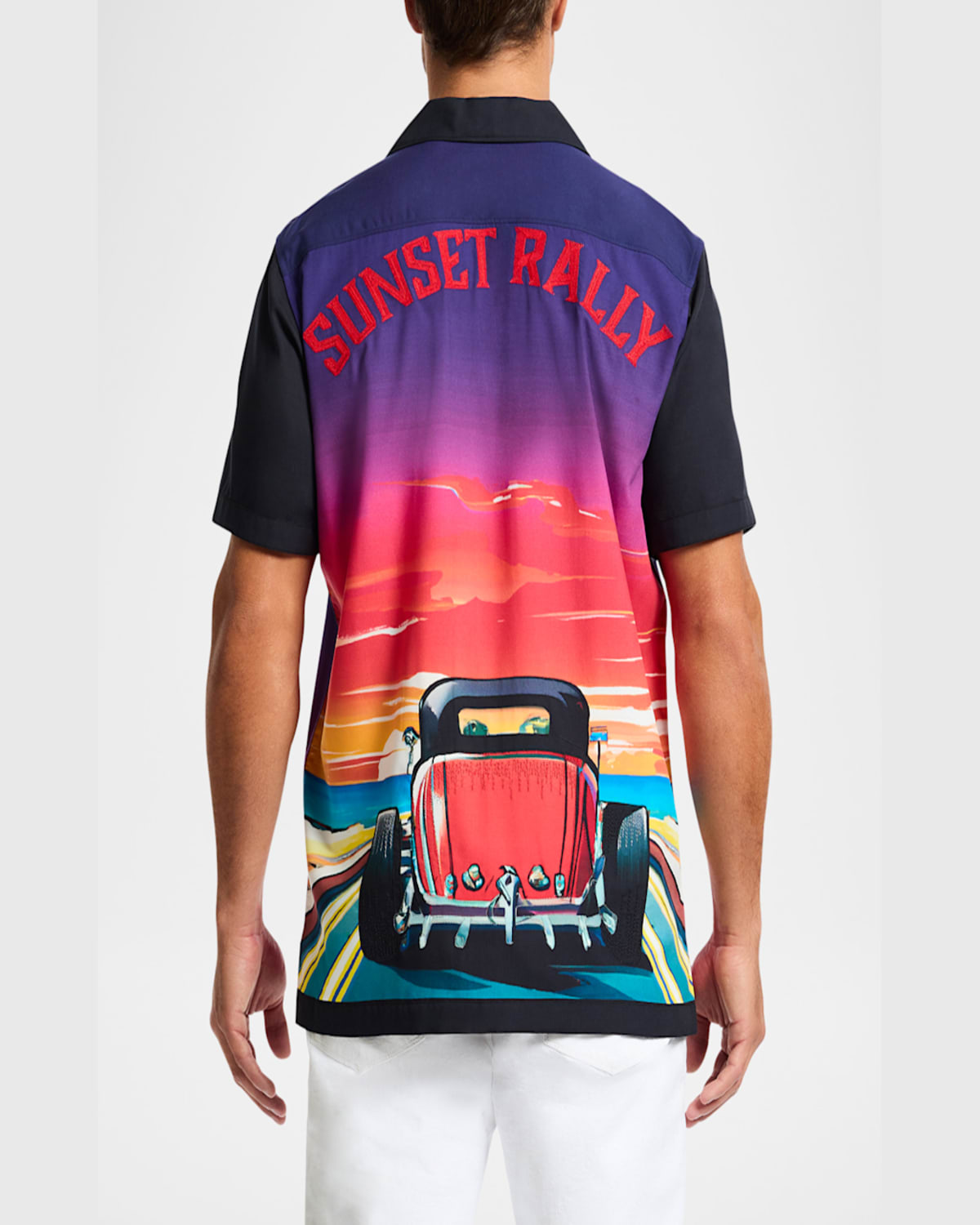 Robert Graham Men's Sunset Rally Camp Shirt In Multi