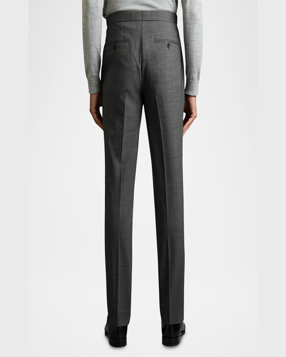 REISS MEN'S MALIBU TEXTURED TROUSERS