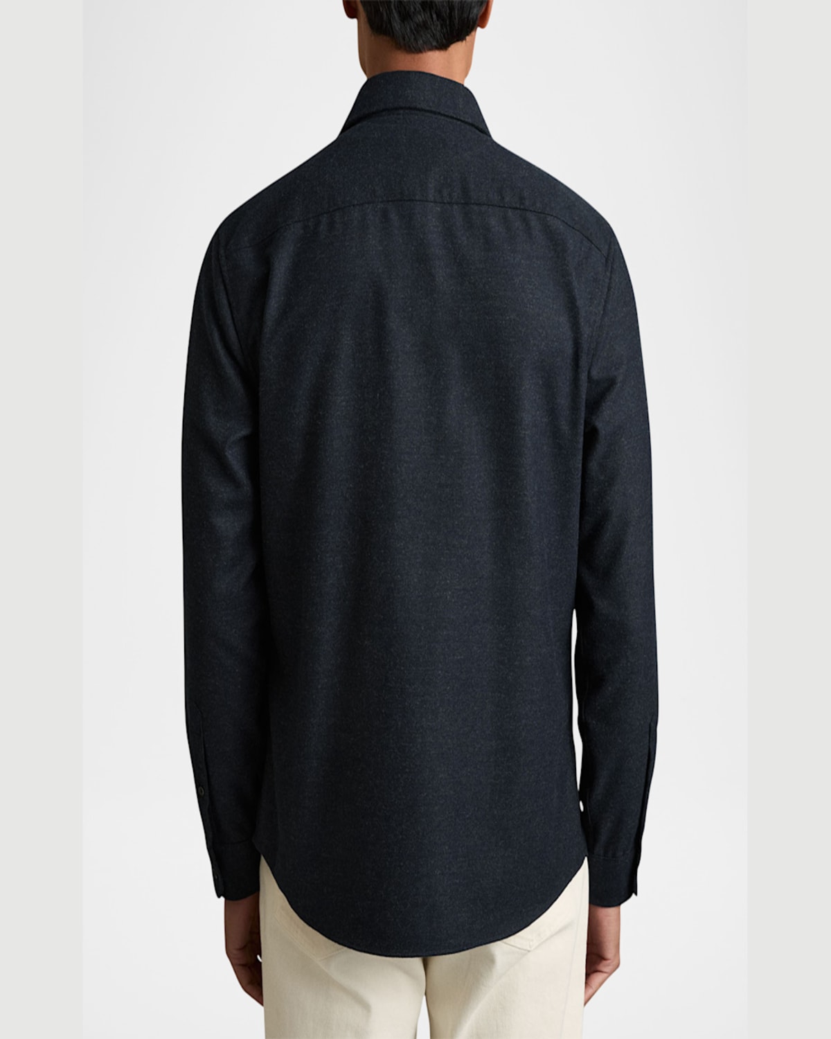 Reiss Navy Twin-pocket Button-through Overshirt In Navy
