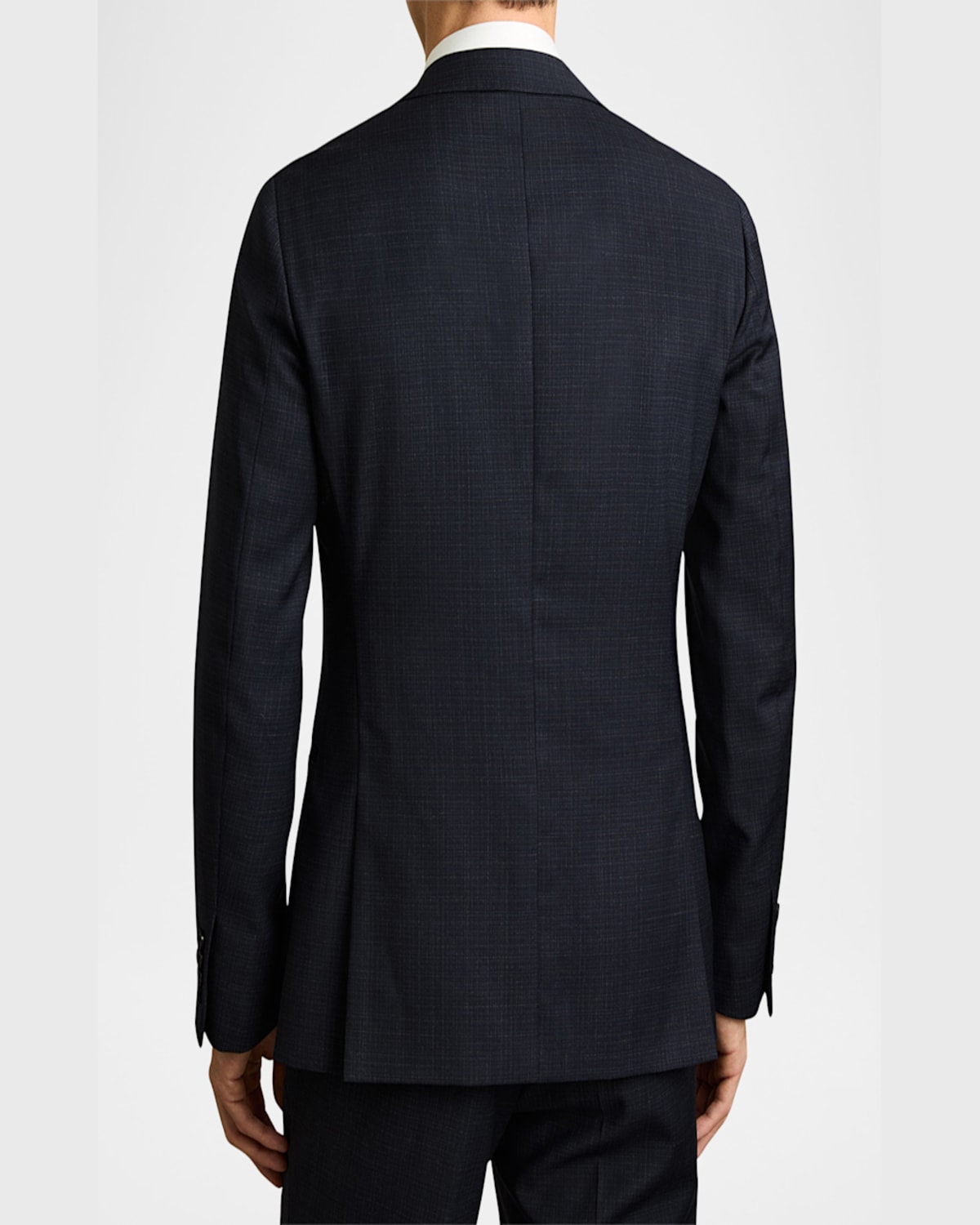 Reiss Mens Navy Grace Slim-fit Single-breasted Stretch Wool-blend Blazer In Navy