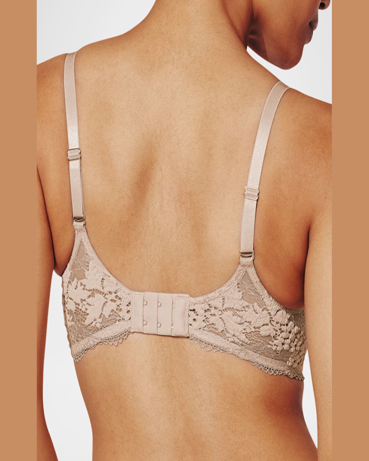 Thirdlove All Day Lace Wireless Memory Foam Bra In Medium Beige