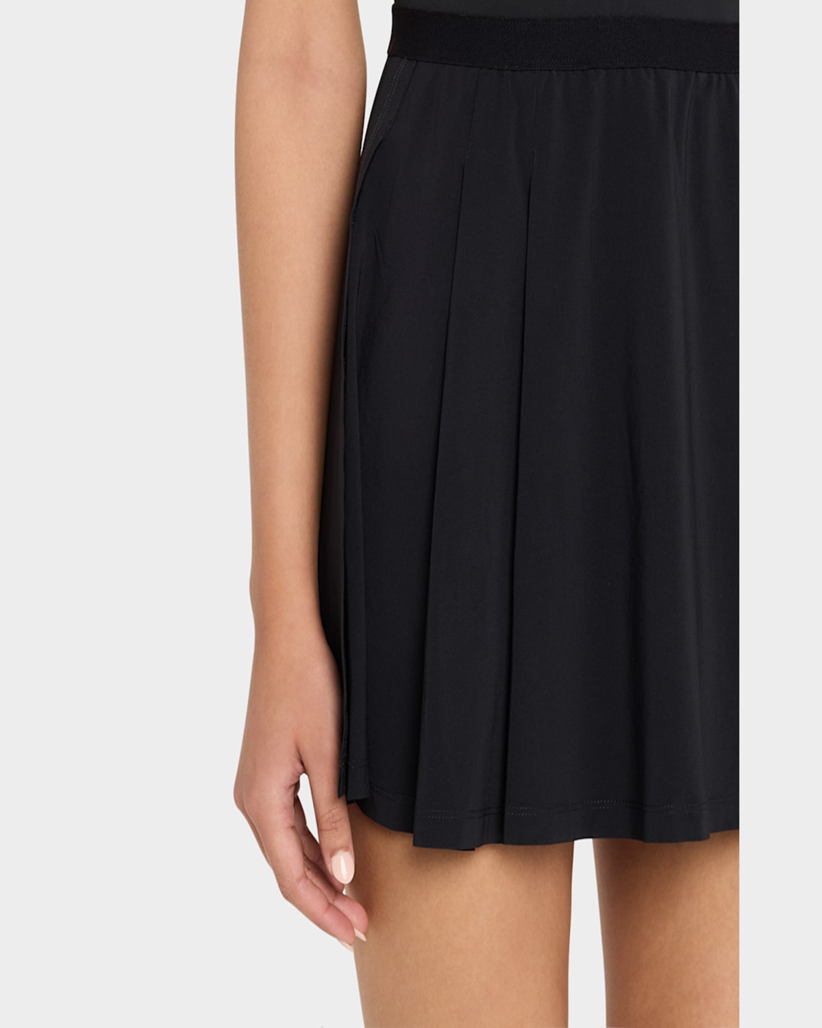 BEYOND YOGA SCORE PLEATED ACTIVE DRESS 