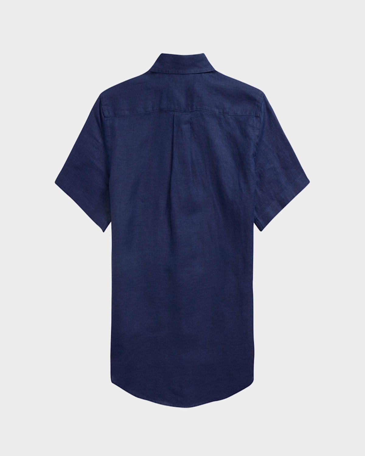 Ralph Lauren Boy's Linen Sport Shirt In Newport Navy
