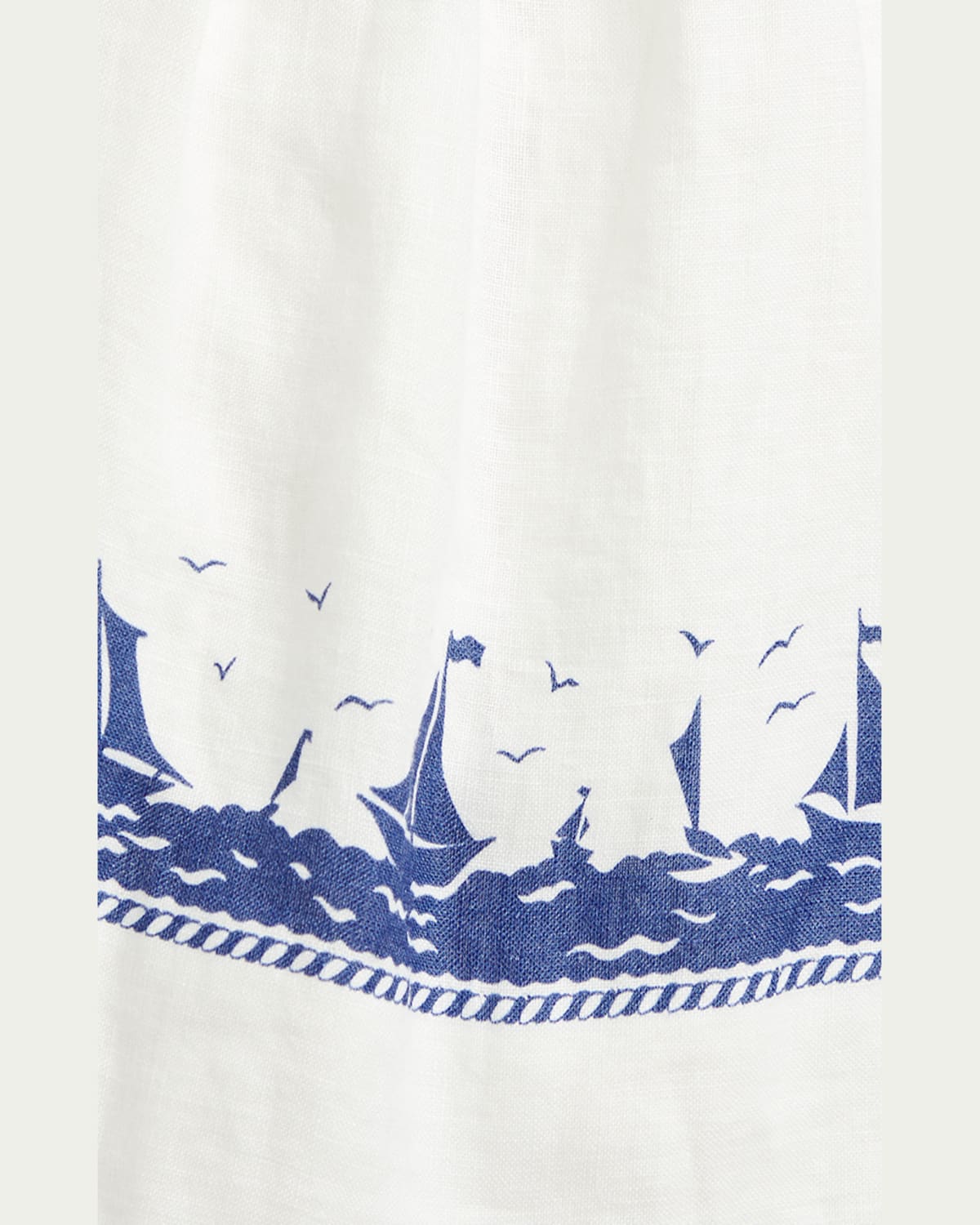 Ralph Lauren Girl's Embroidered Sailor Dress In Nevis