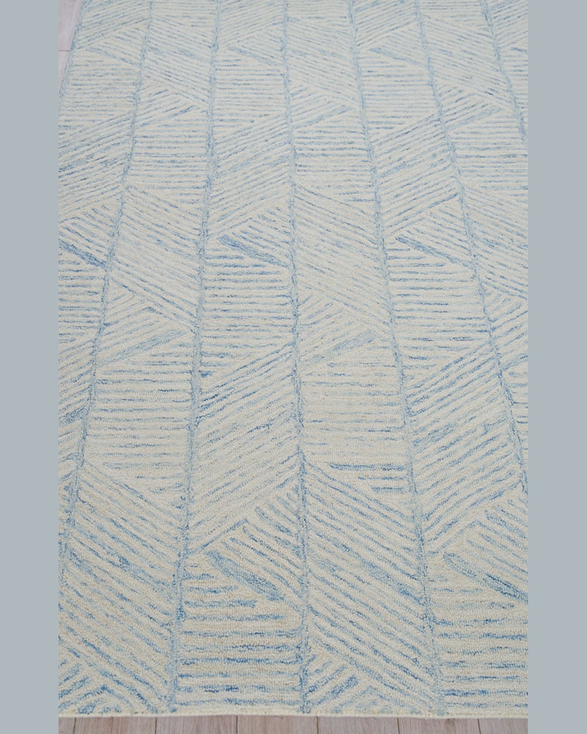 Exquisite Rugs Kascata 6785 Area Rug, 8' X 10' In Blue/ivory