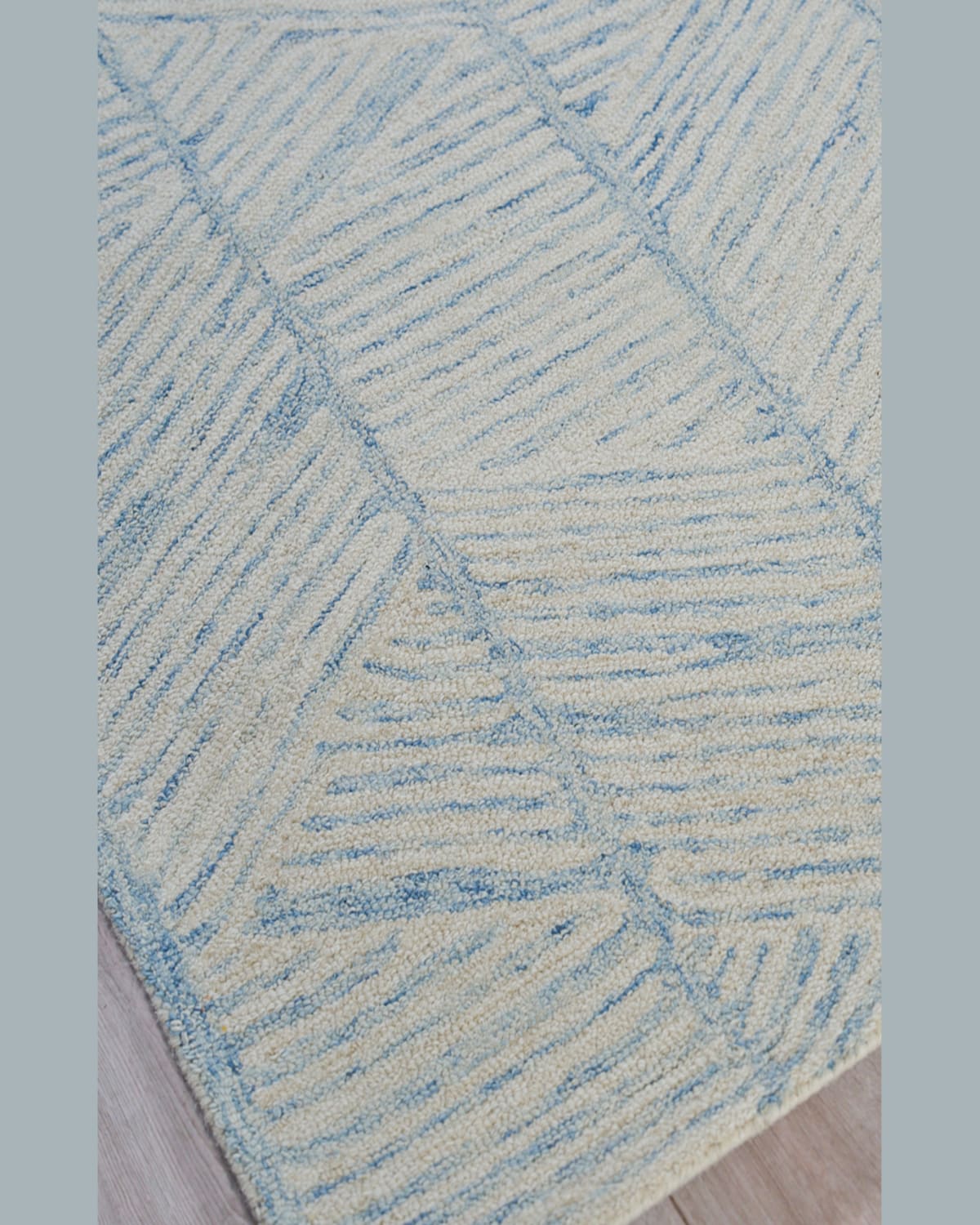 Exquisite Rugs Kascata 6785 Area Rug, 5' X 8' In Blue/ivory