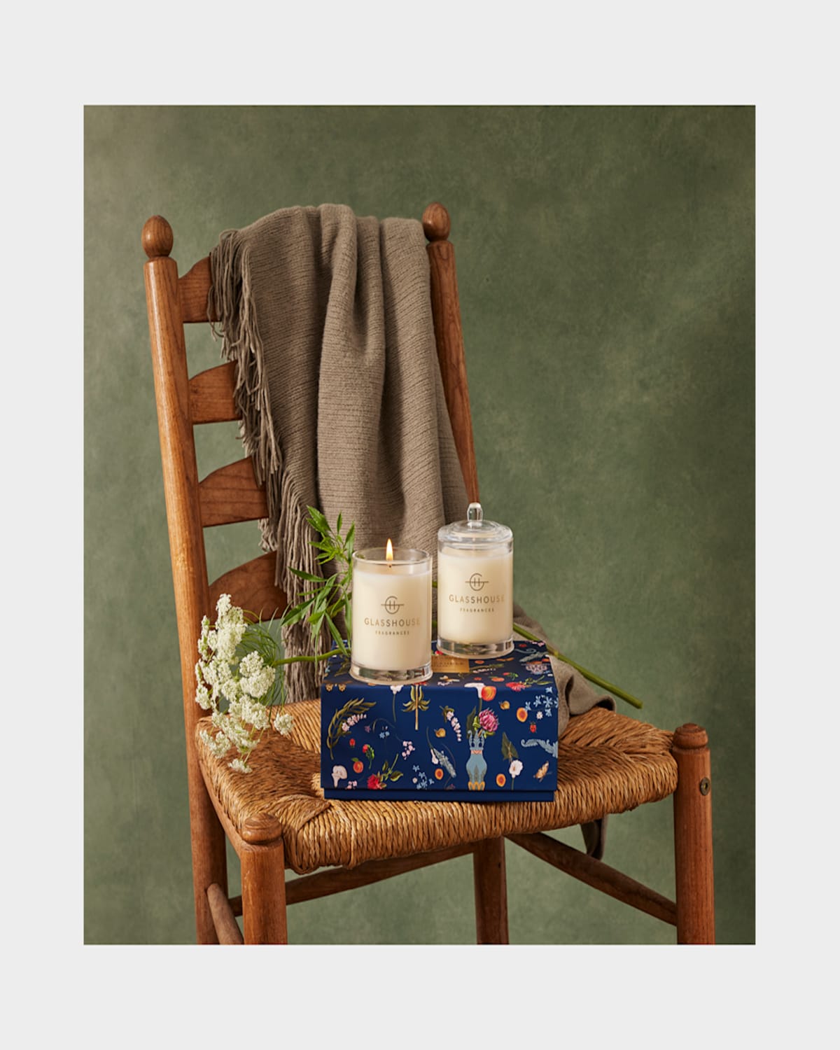 Glasshouse Fragrances Country Couture & Forever Florence Soy Candle Duo