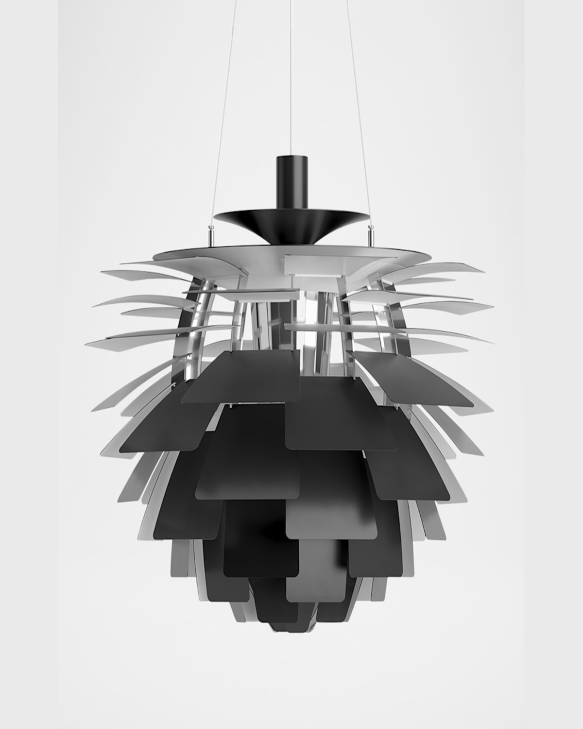 Louis Poulsen Ph 24" Artichoke Pendant In Brass
