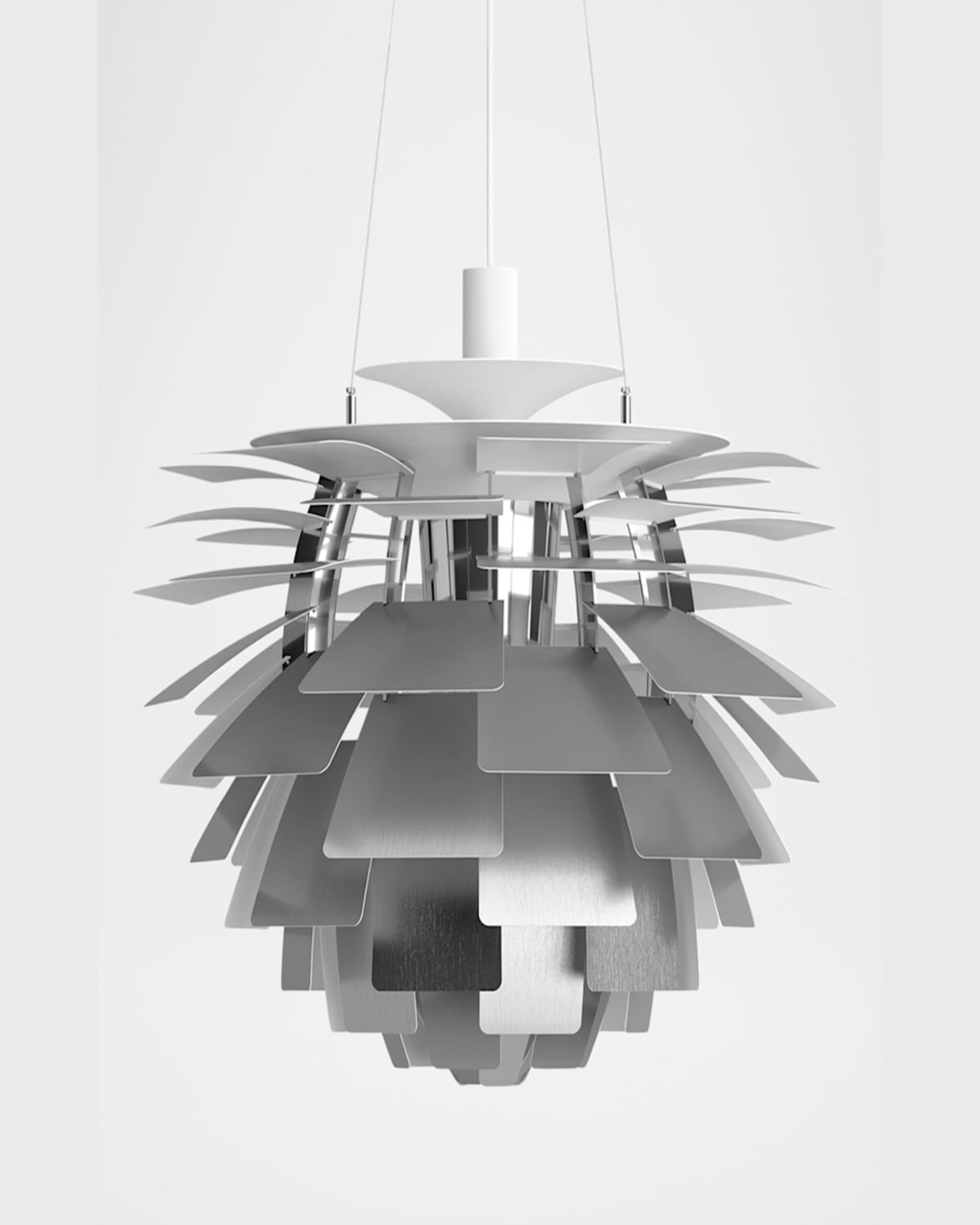Louis Poulsen Ph 24" Artichoke Pendant In Stainless Steel